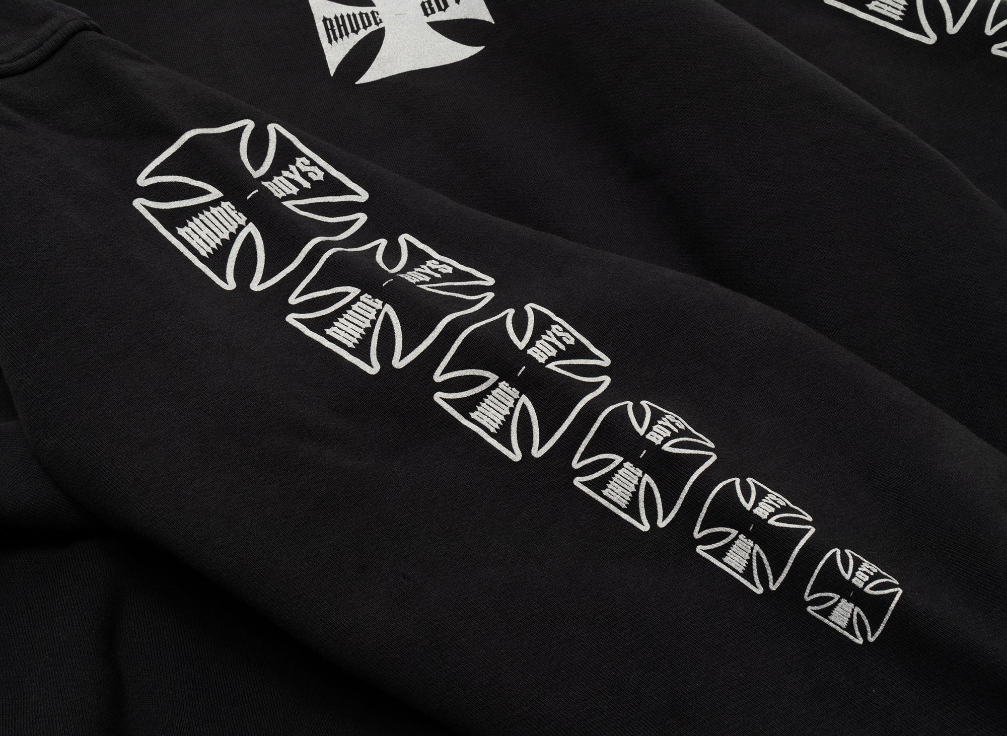 Rhude Boys Hoodie in Vintage Black - Image 3