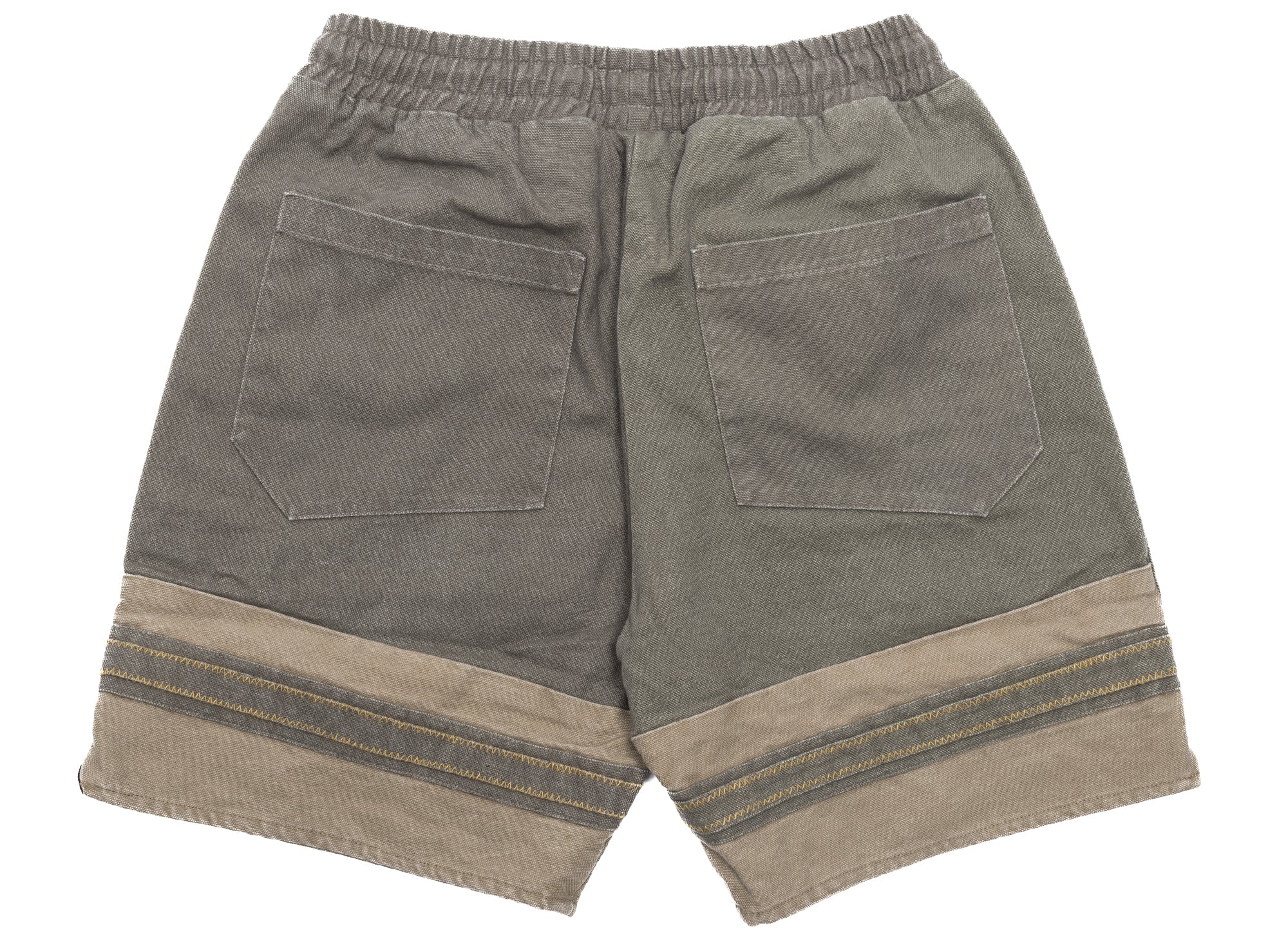 Rhude EMB Canvas Logo Shorts - Image 2