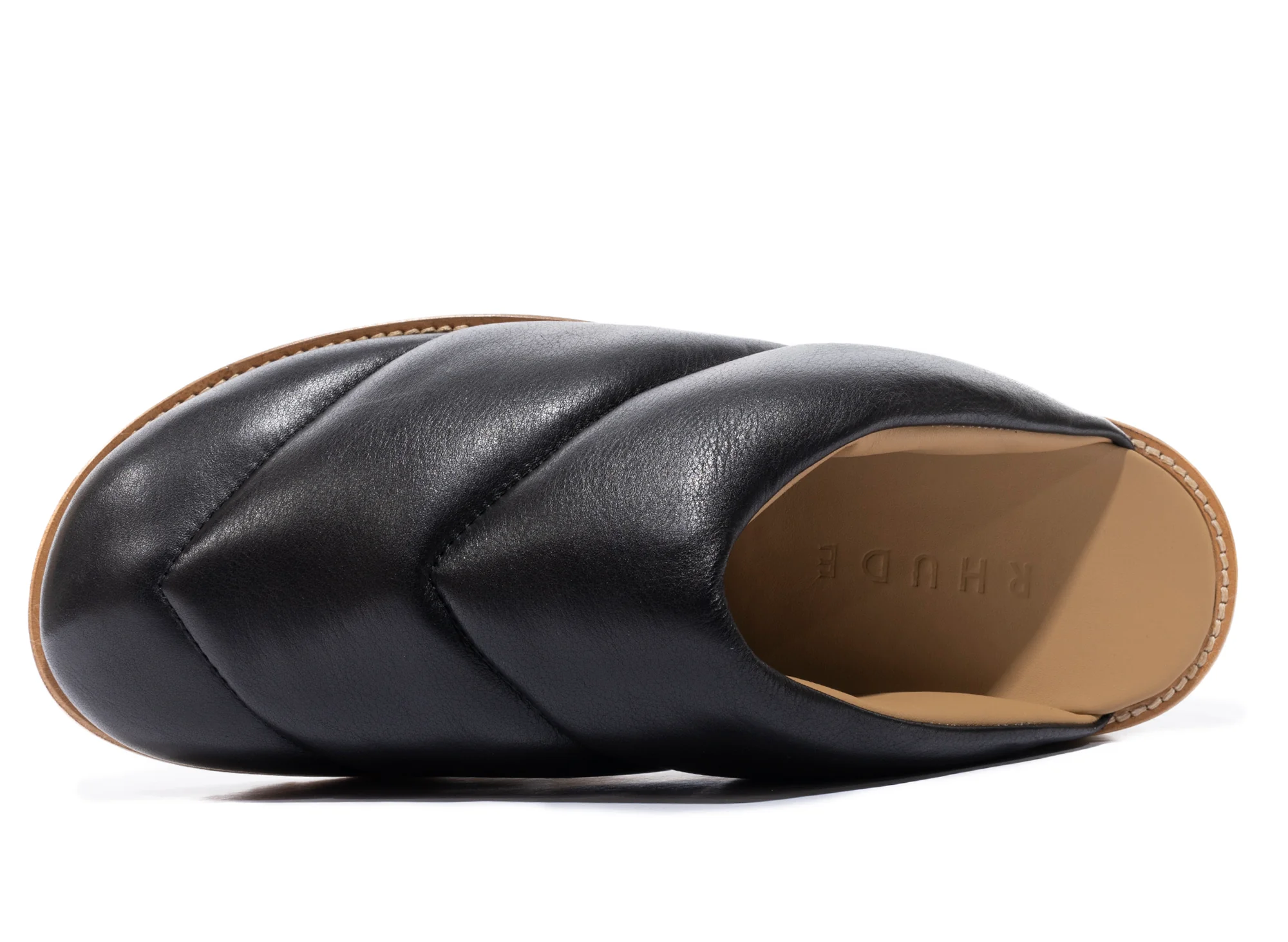 Rhude House Slipper in Black - Image 2
