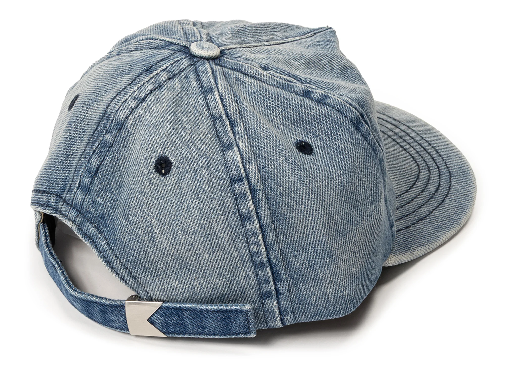 Rhude Logo Denim Hat in Oxford Indigo - Image 2