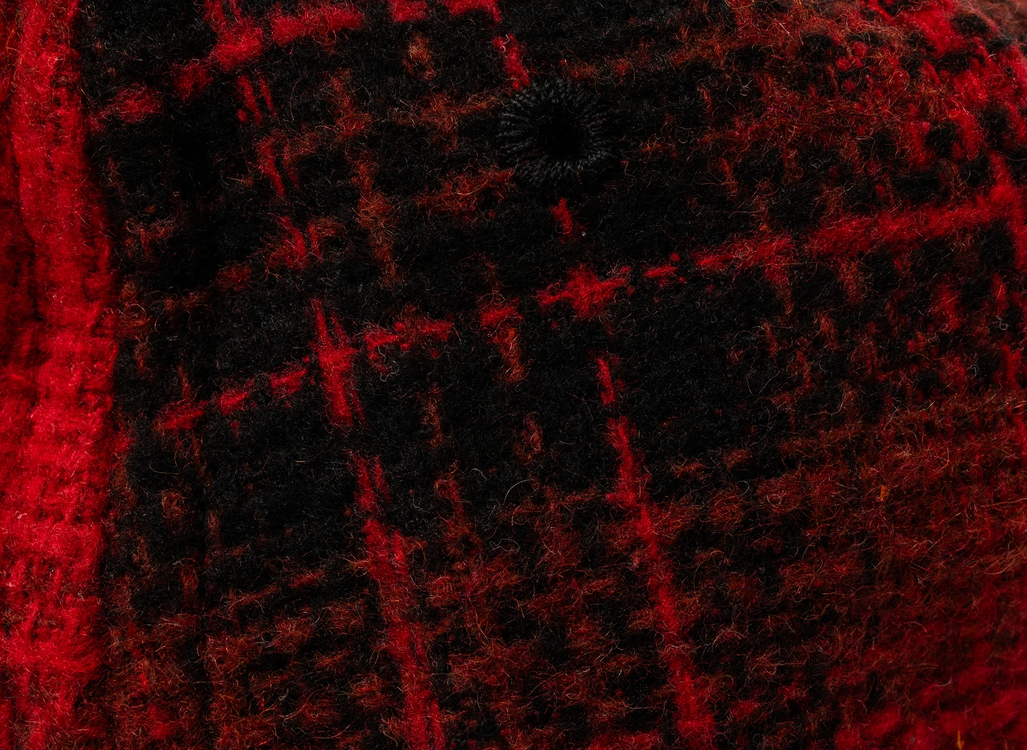 Rhude Scramble Logo Hat in Red / Black - Image 3