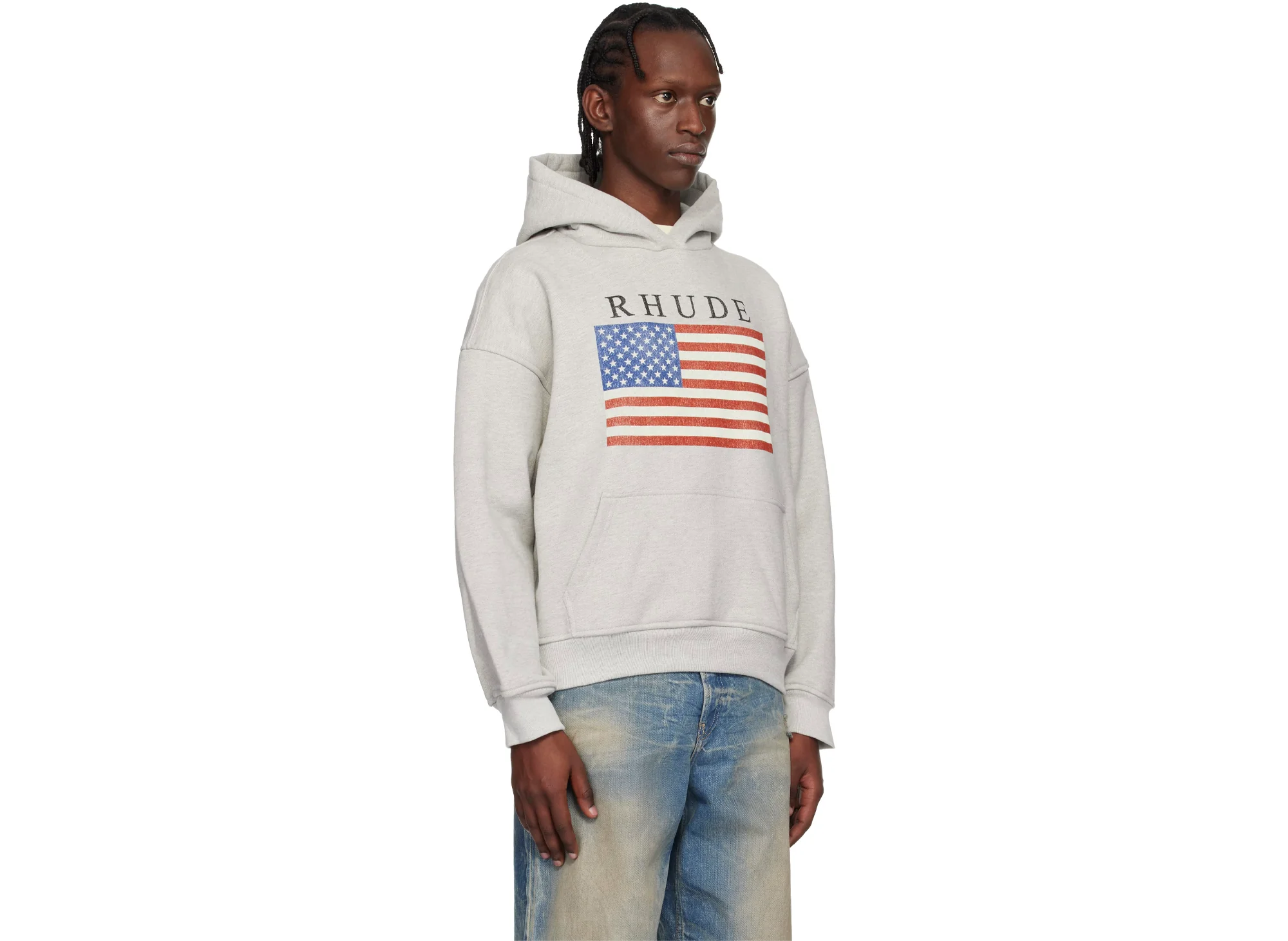 Rhude USA Flag Hoodie - Image 4