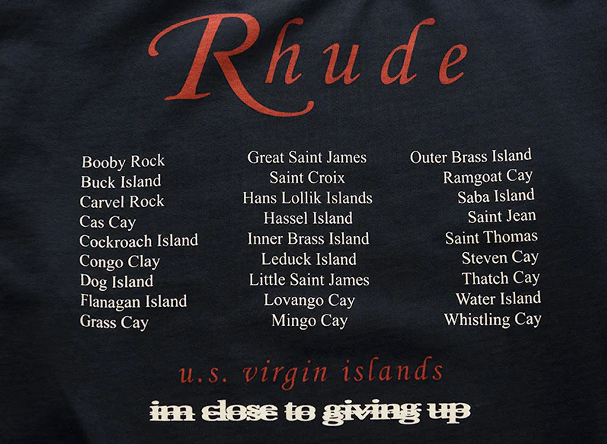 Rhude USVI Regatta Tour LS Tee - Image 4