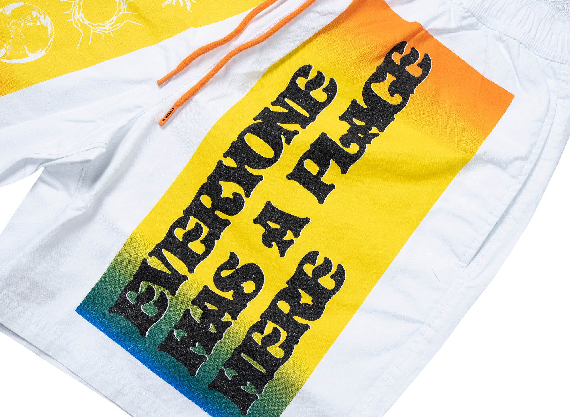 Rokit x Converse Shorts in White - Image 3