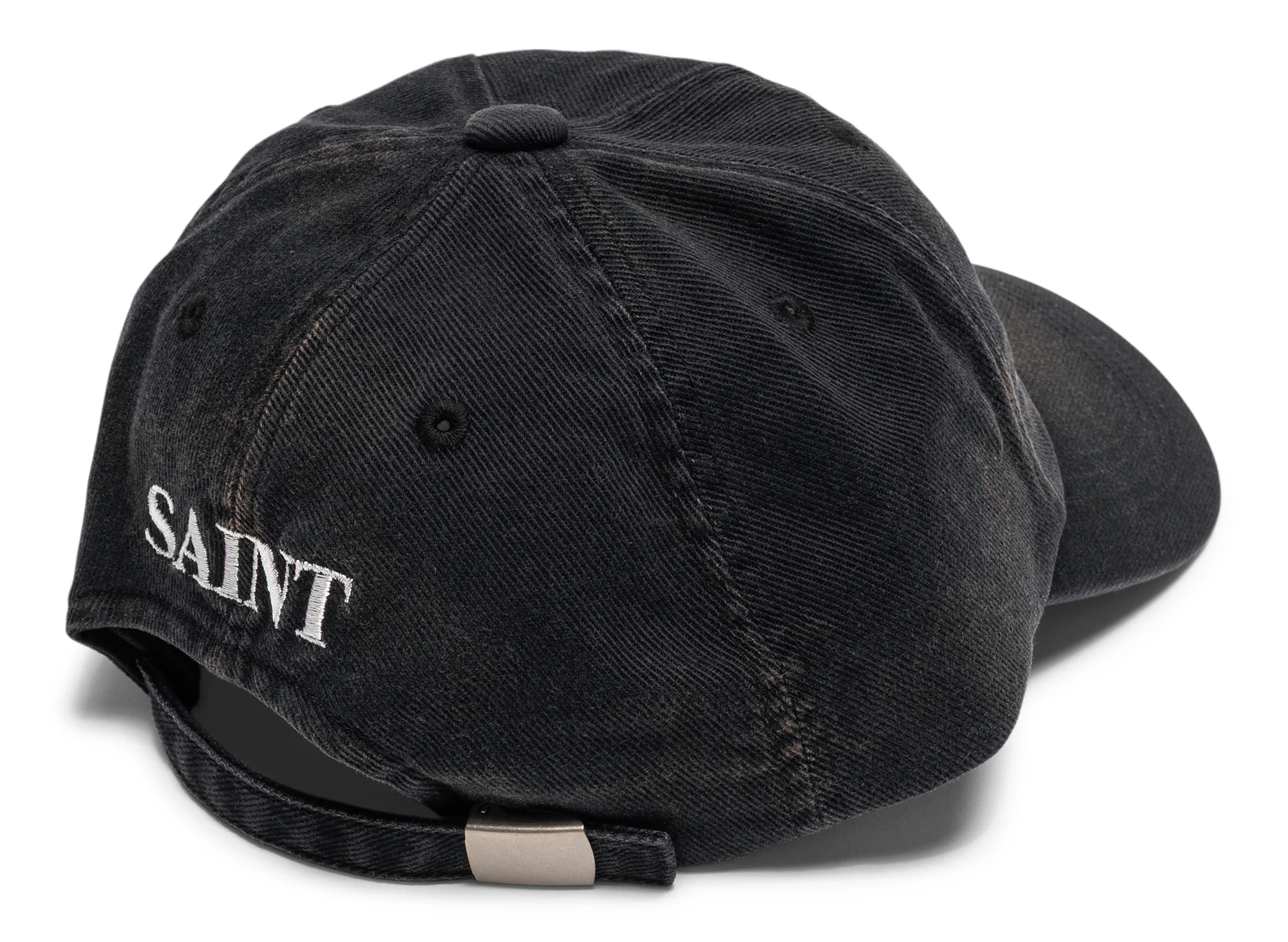 Saint Michael 6 Panel Hat in Black - Image 2