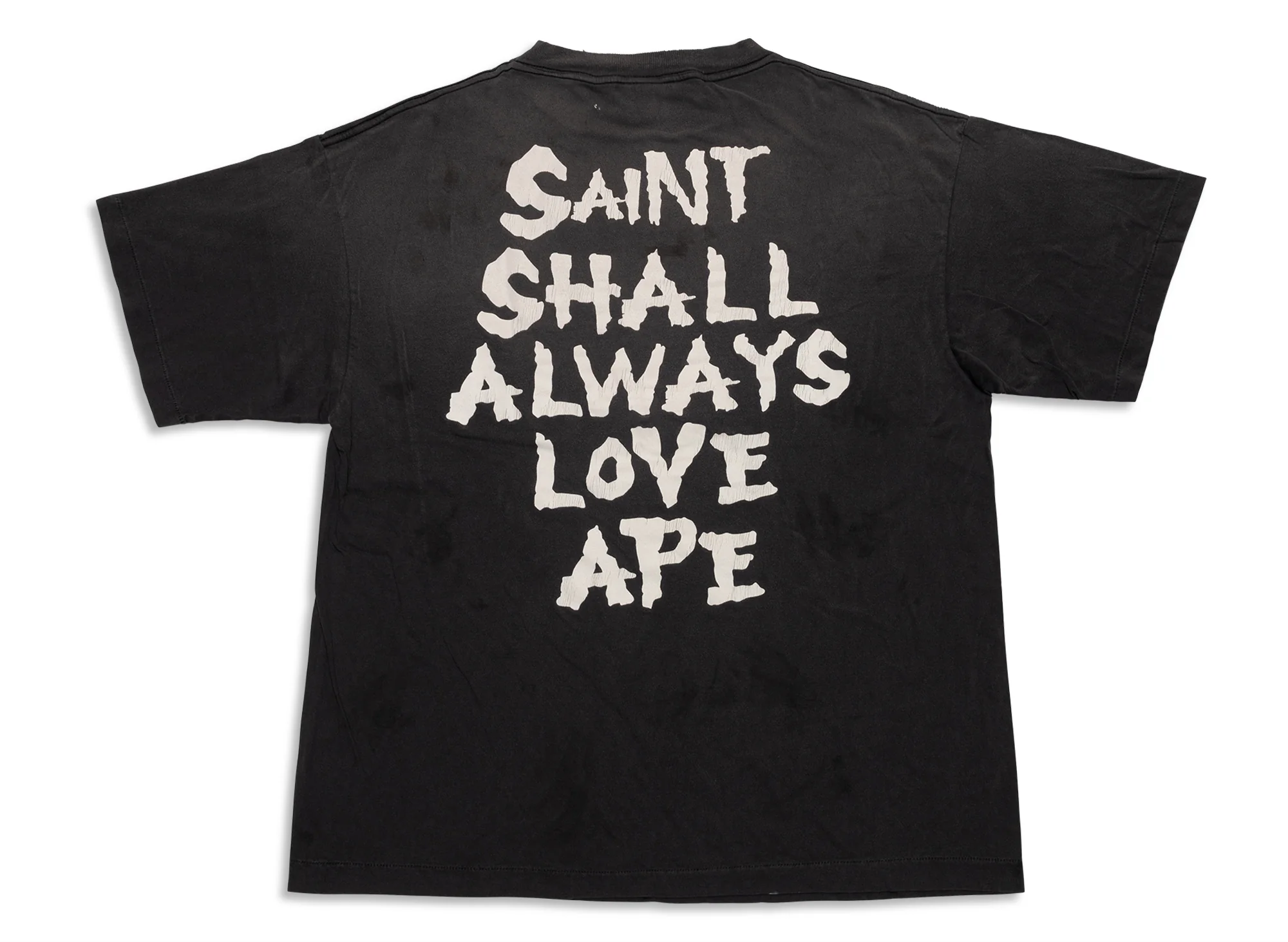 Saint Michael BAPE Tee Always Love in Black - Image 2