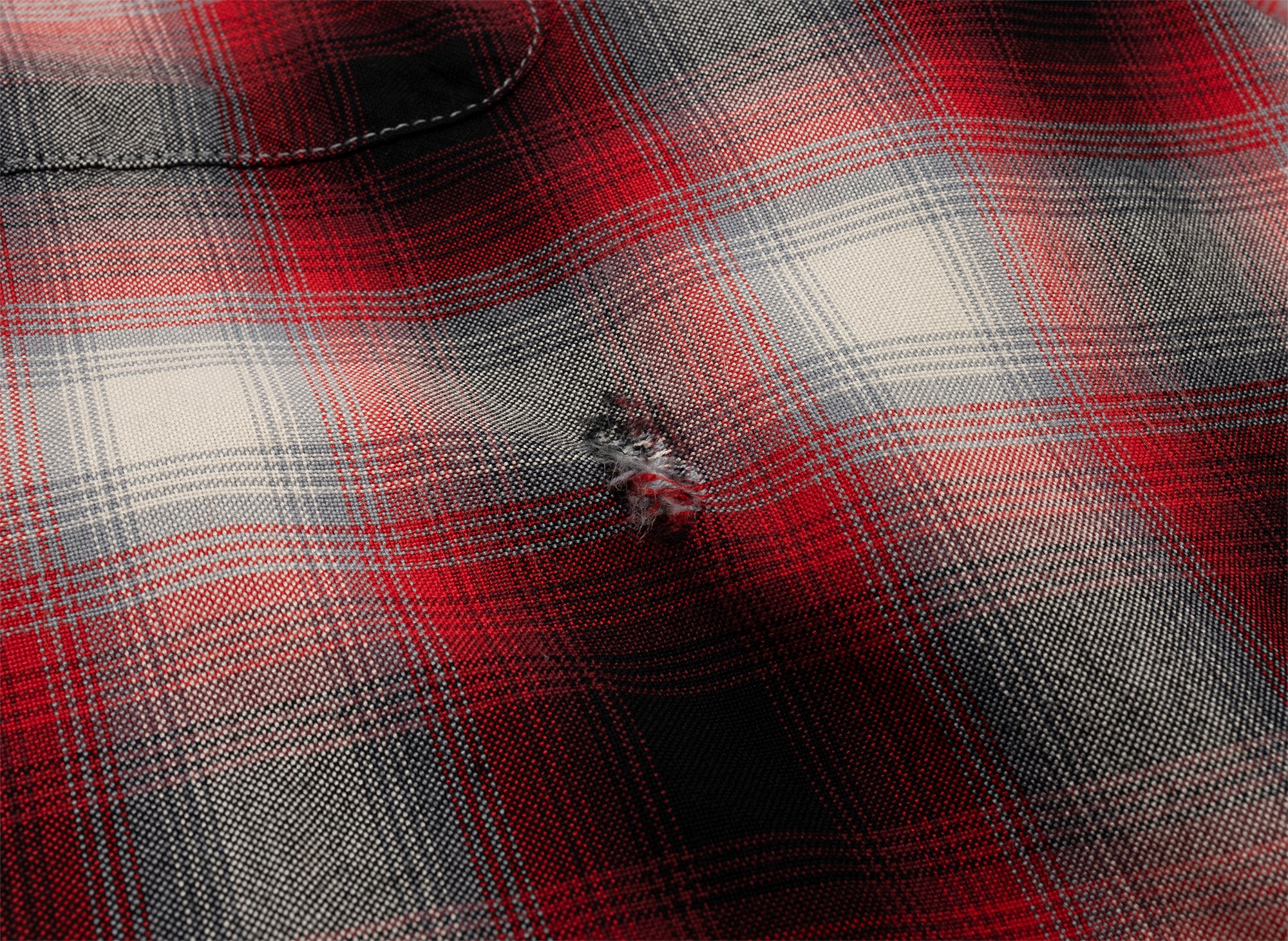 Saint Michael Check Shirt in Red - Image 4