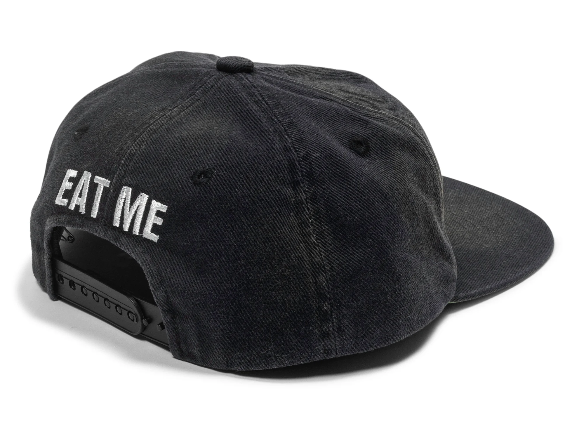 Saint Michael Eat Me 5 Panel Cap in Black - Image 2