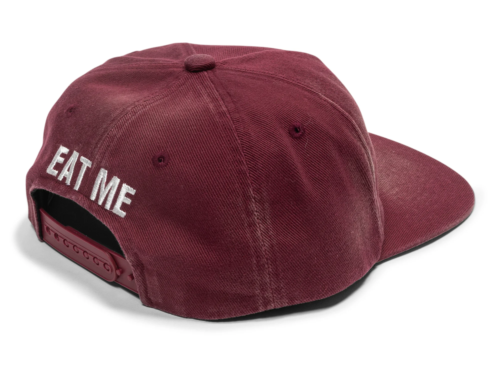 Saint Michael Eat Me 5 Panel Cap in Burgundy - Image 2