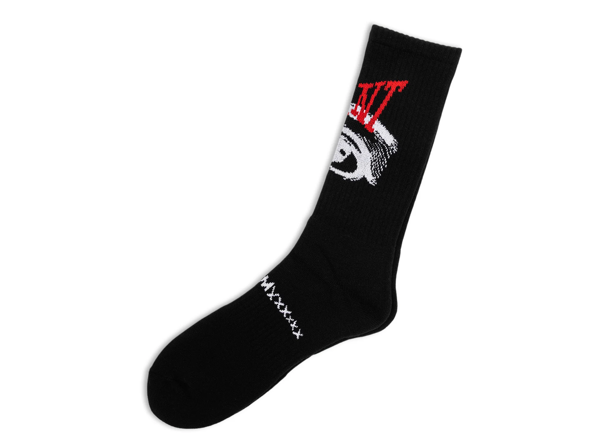 Saint Michael Eye Socks in Black - Image 2