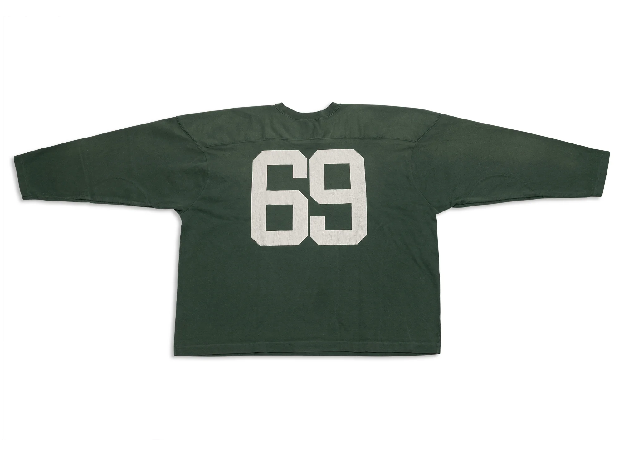 Saint Michael Football Sweat Wild God Tee in Green - Image 2