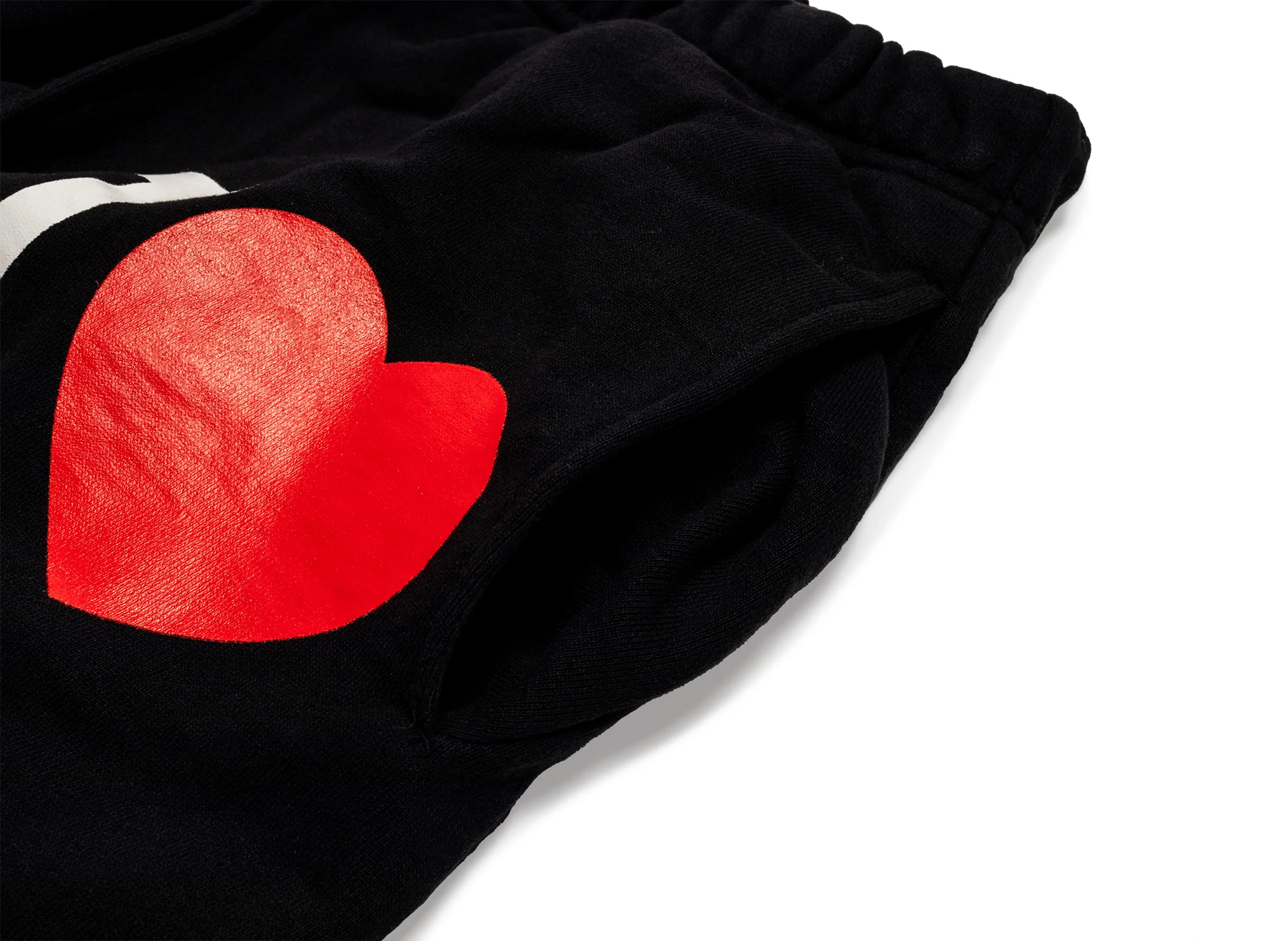 Saint Michael 'I Love Saint' Sweat Pants in Black - Image 2