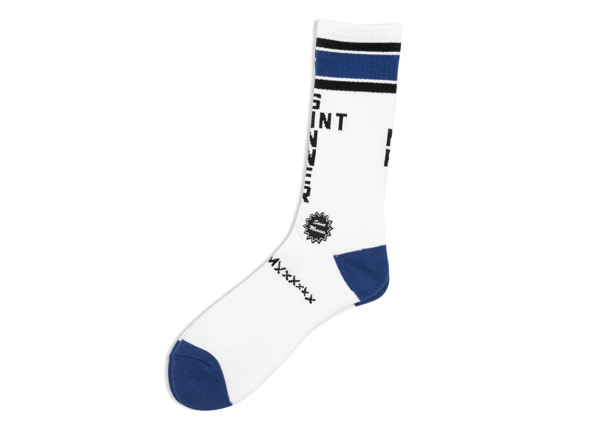 Saint Michael Saint Sinner Socks in Blue - Image 2