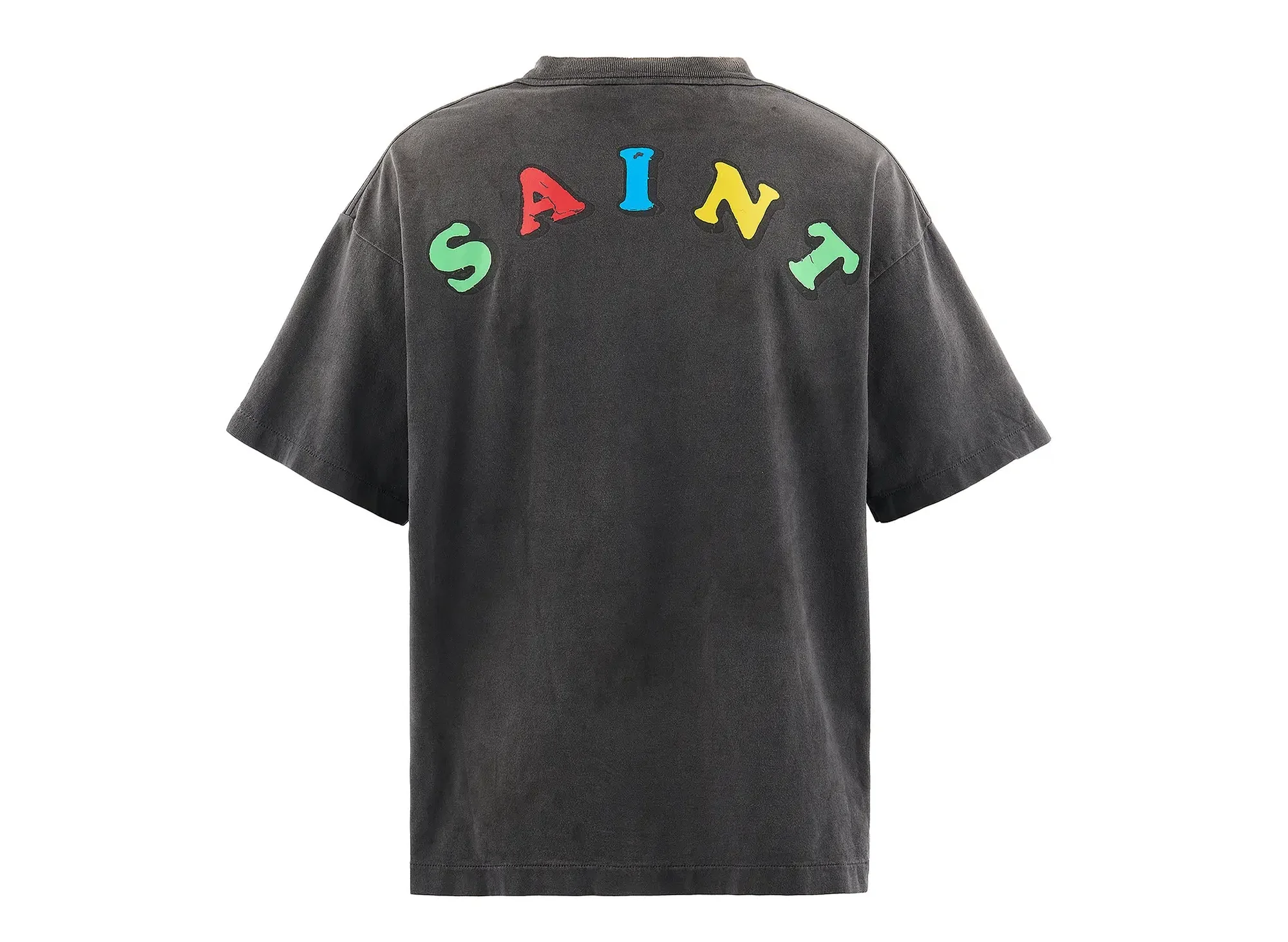 Saint Michael 'Vote F Light' SS T-Shirt in Black - Image 2