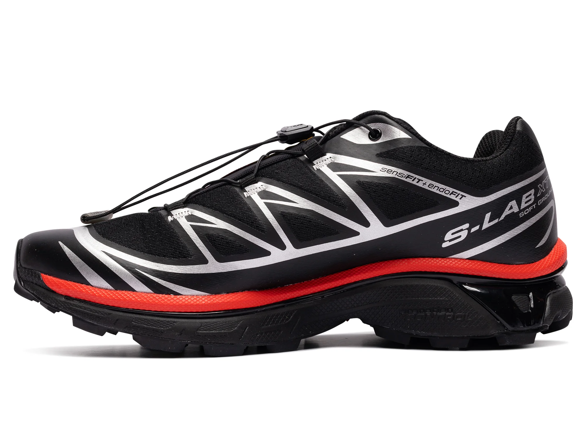 Salomon XT-6 in Black / Fiery Red - Image 3