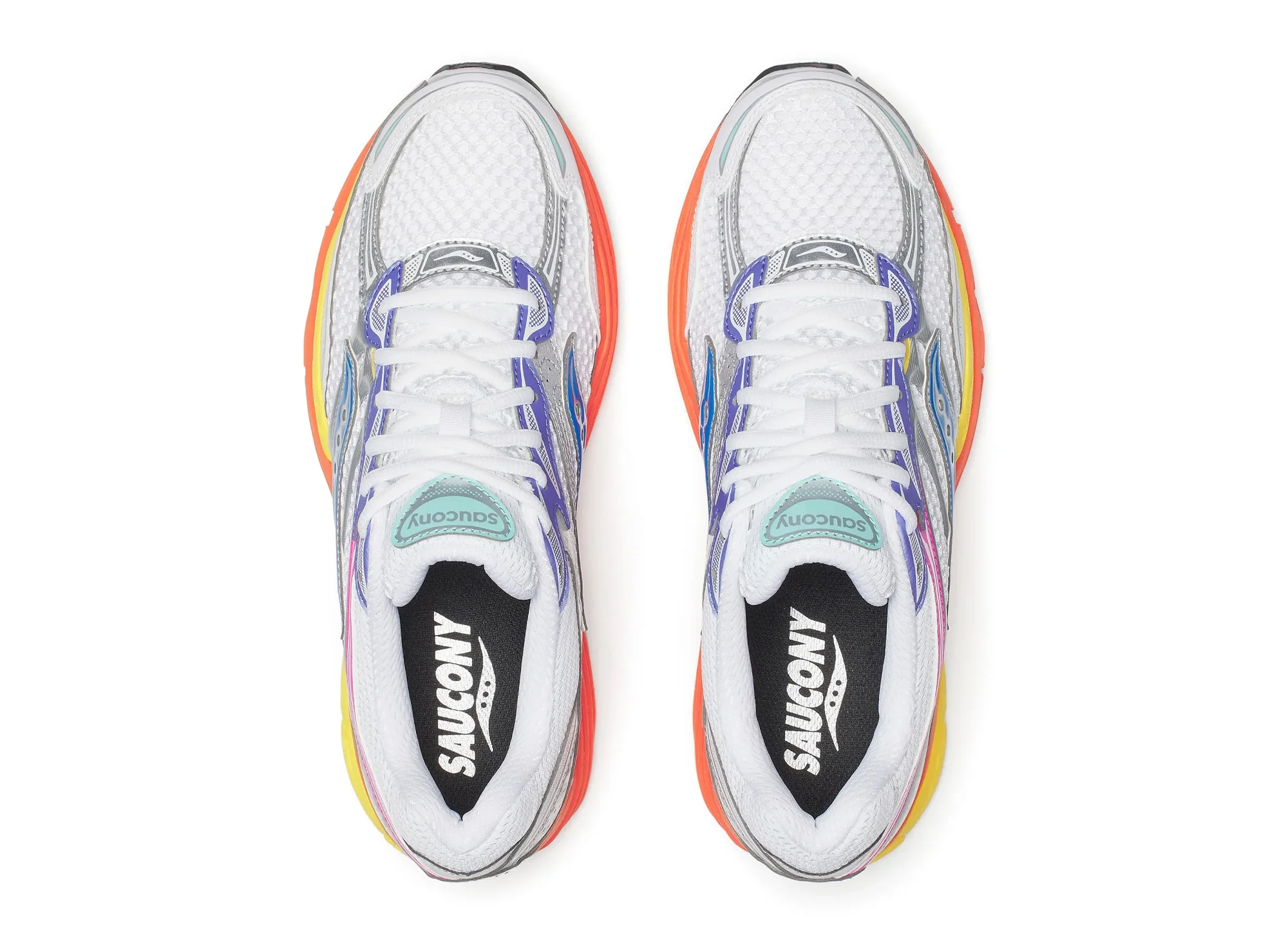 Saucony Progrid Omni 9 in White / Multi - Image 4
