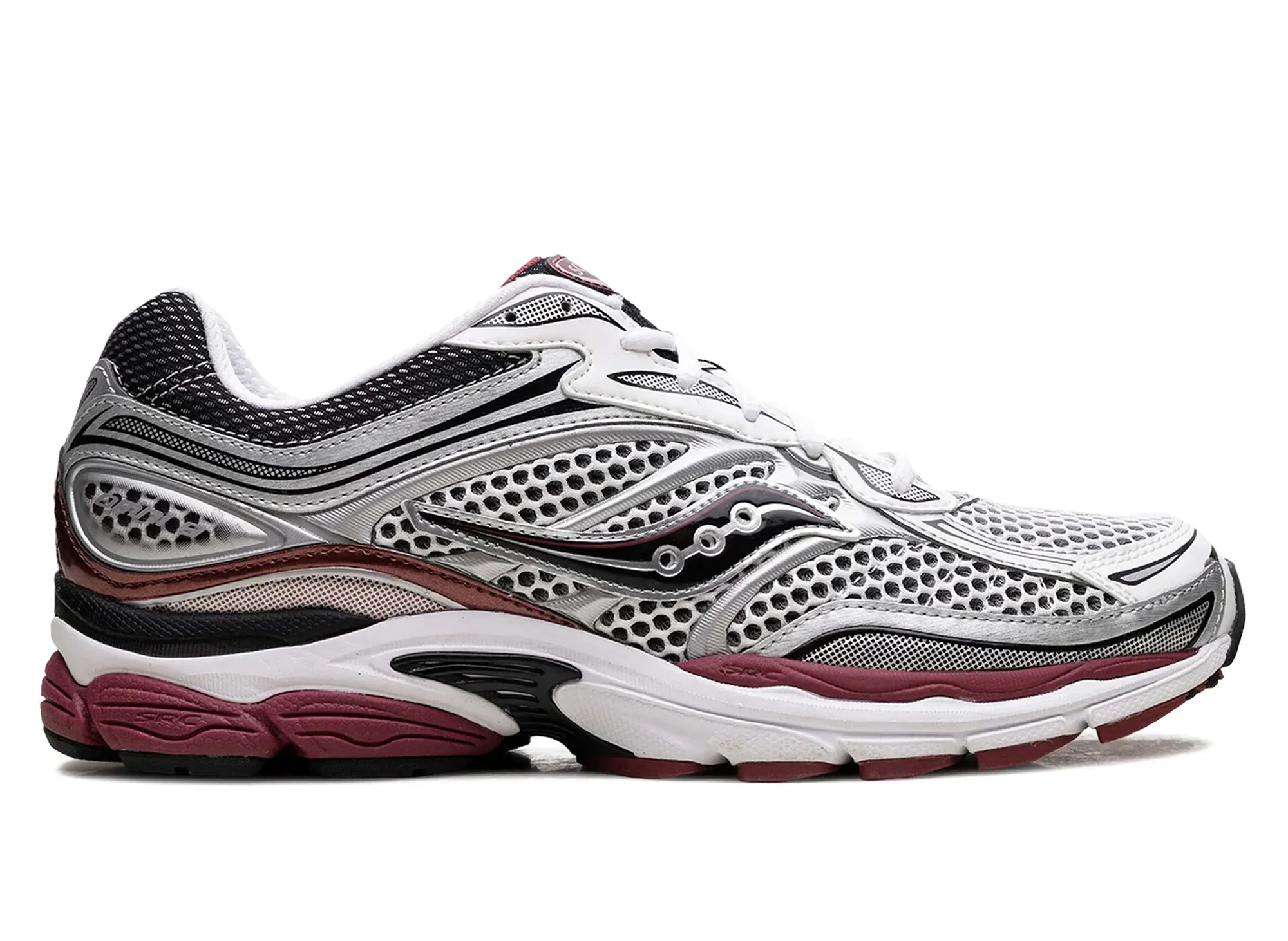 Saucony Progrid Omni 9 in White / Red