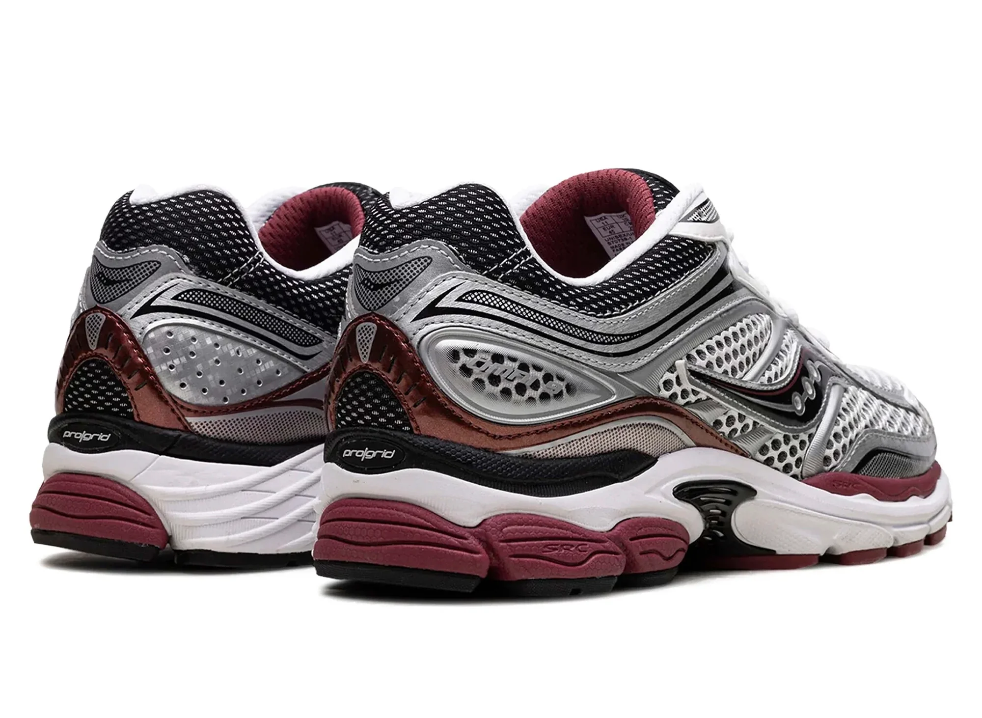 Saucony Progrid Omni 9 in White / Red - Image 2