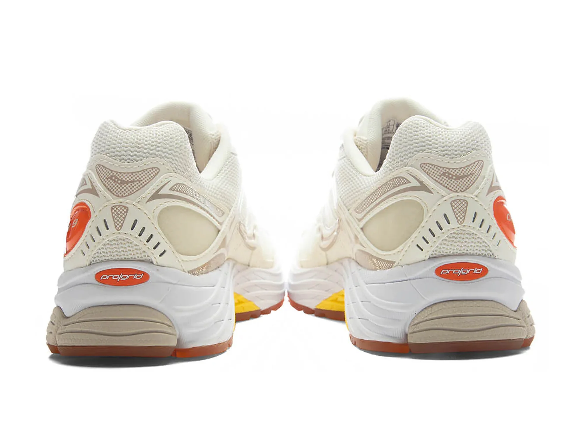 Saucony Progrid Omni 9 in White / Sun - Image 2