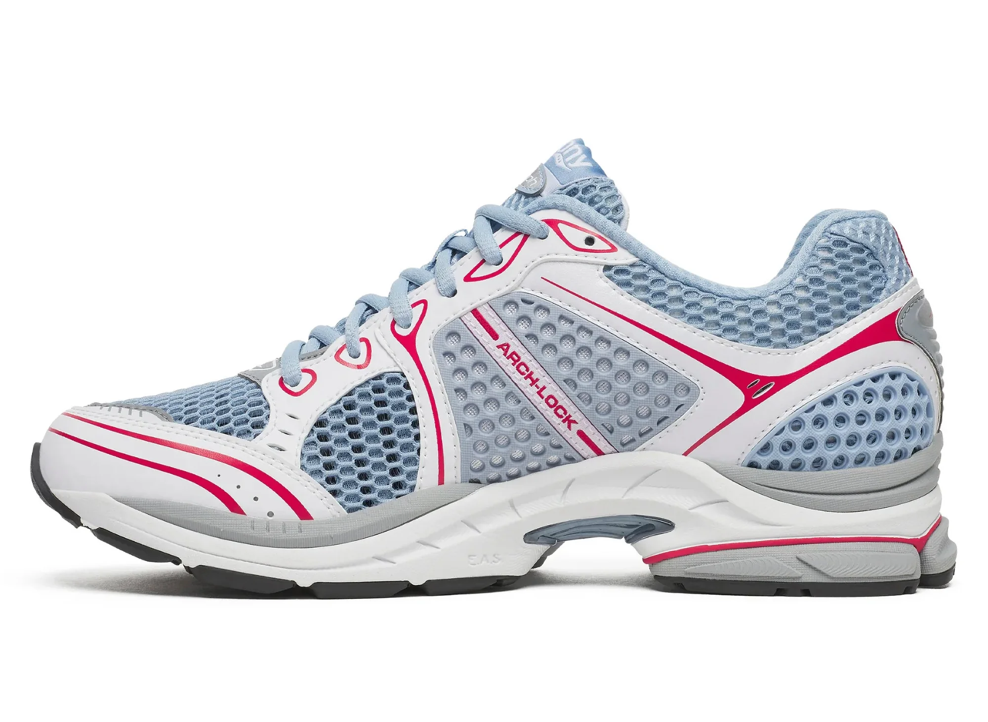 Saucony Progrid Triumph 4 in Blue / White - Image 3
