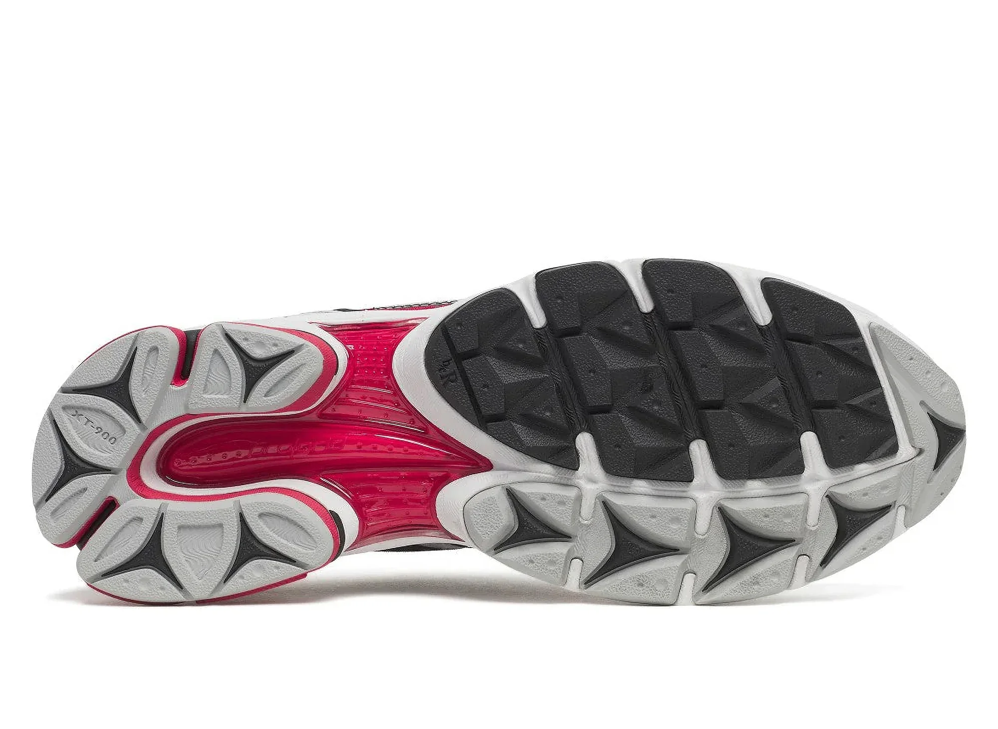 Saucony Progrid Triumph 4 in Red / Grey - Image 5