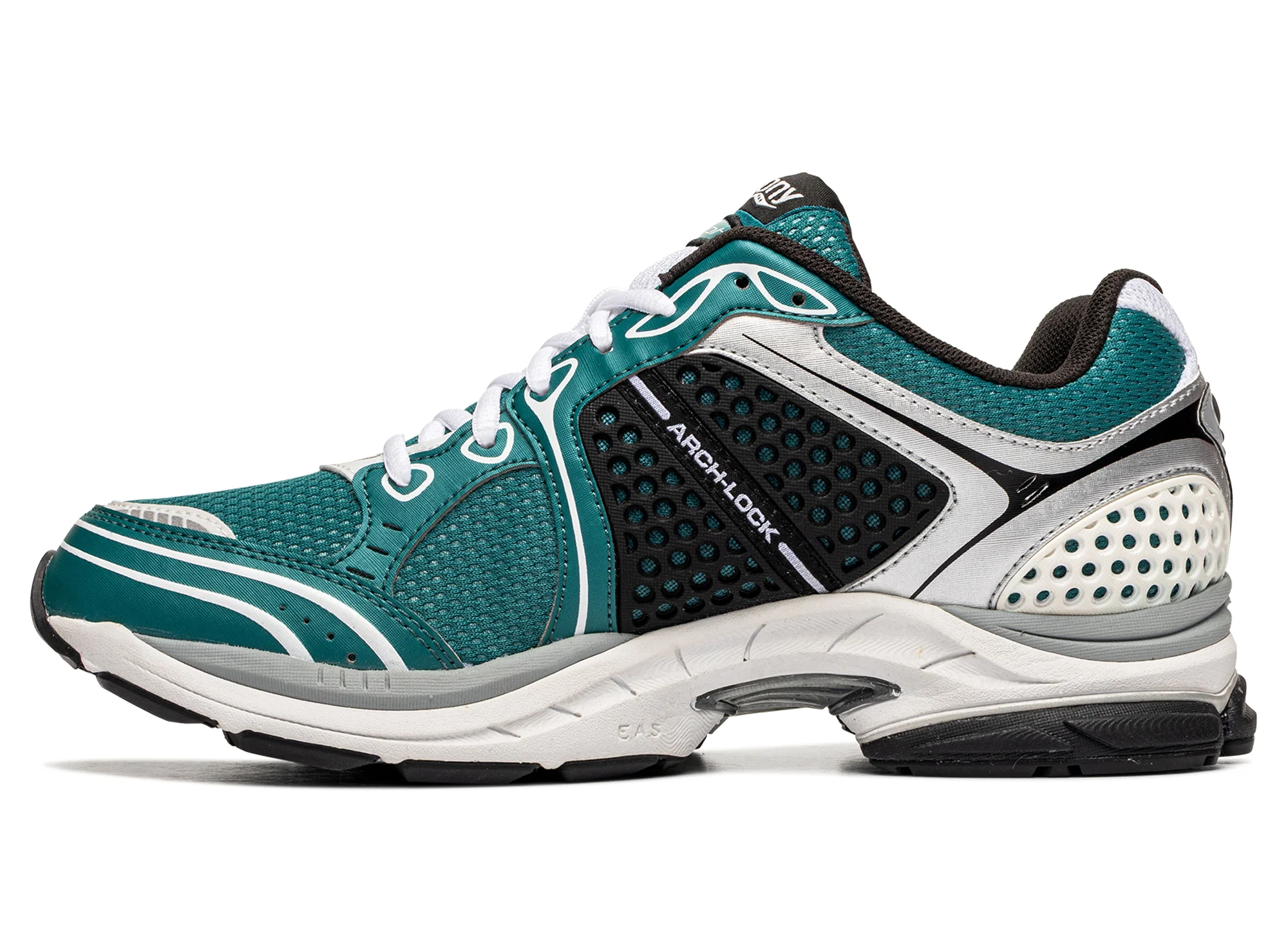 Saucony Progrid Triumph 4 in 'Teal / Silver' - Image 3