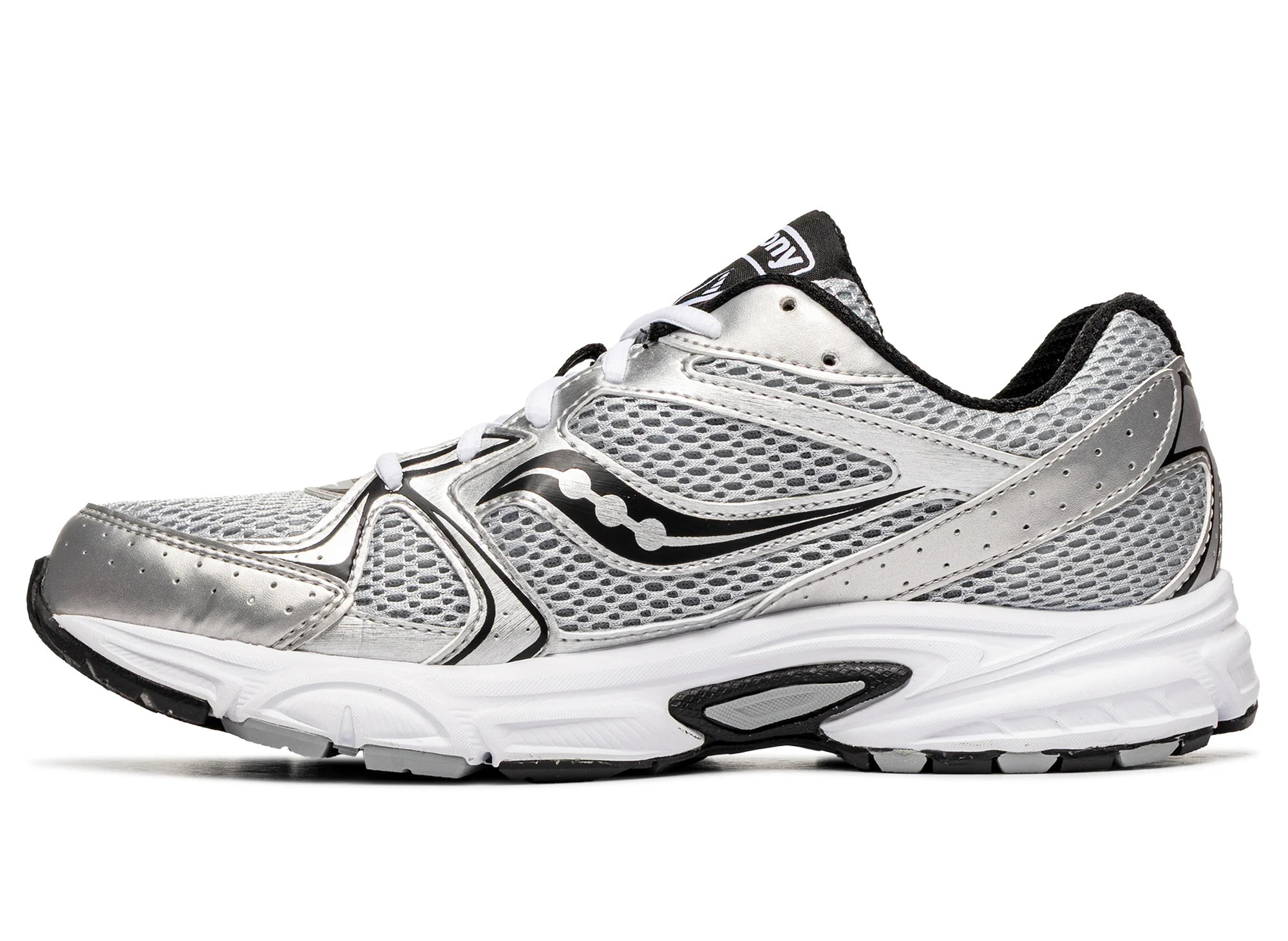 Saucony Ride Millennium in 'Silver / Black' - Image 3