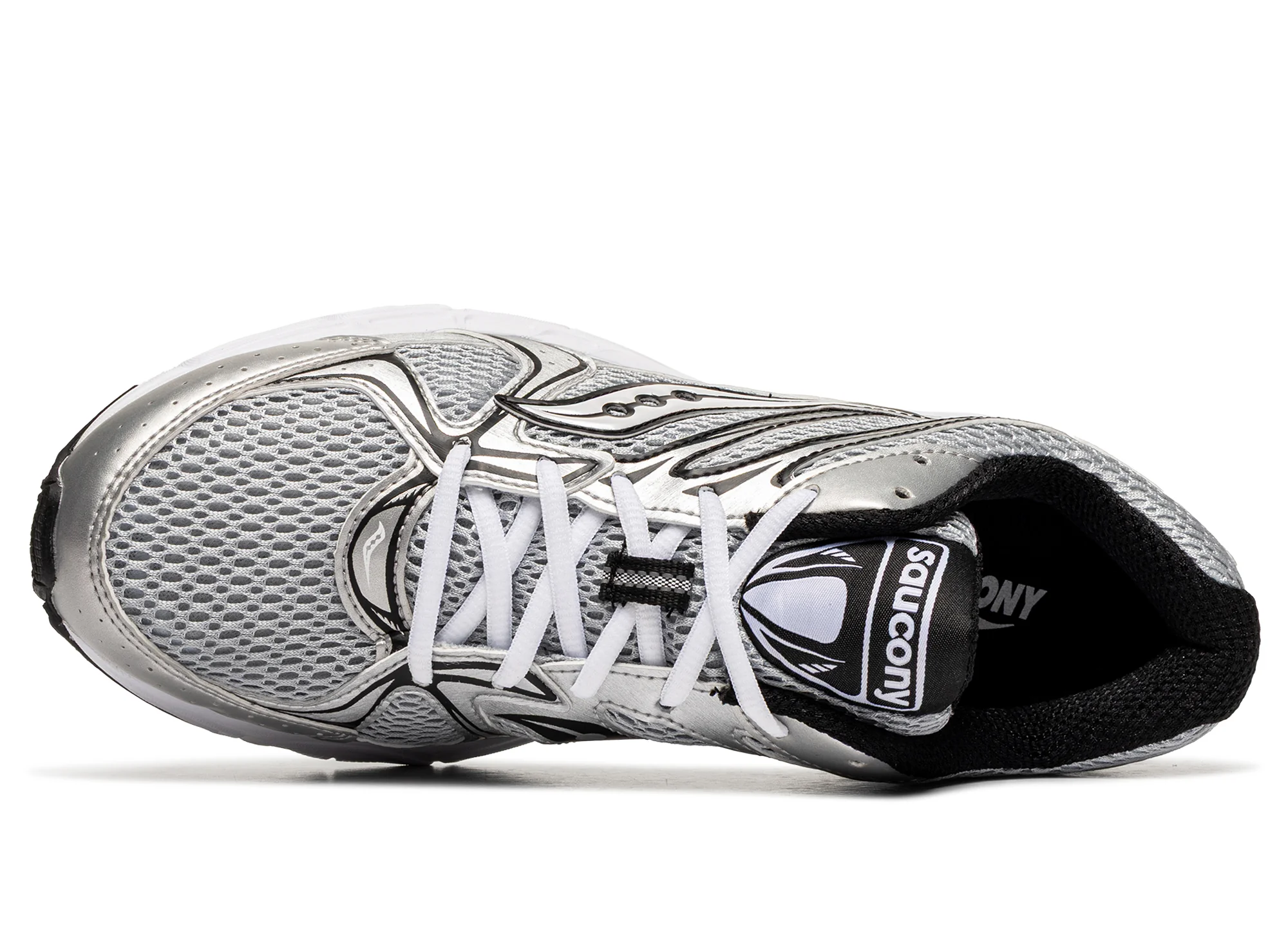 Saucony Ride Millennium in 'Silver / Black' - Image 4