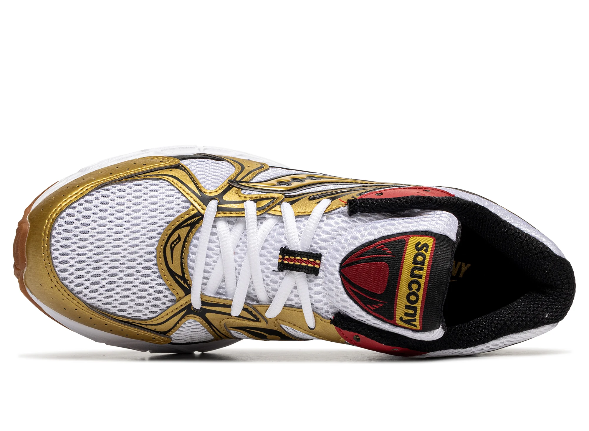 Saucony Ride Millennium in 'White / Gold' - Image 4