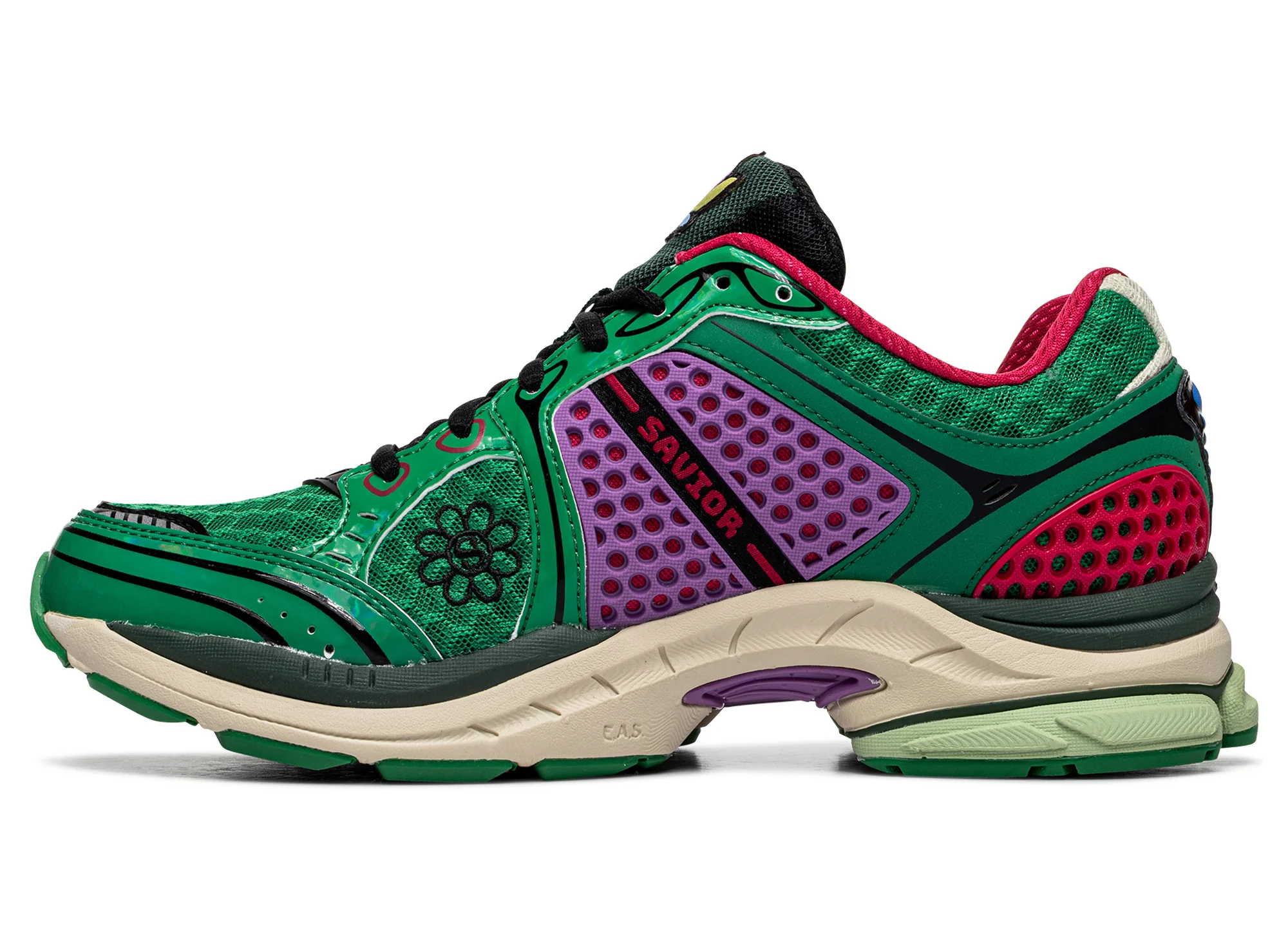 Saucony x Jae Tips Progrid Triumph 4 in Fern - Image 3
