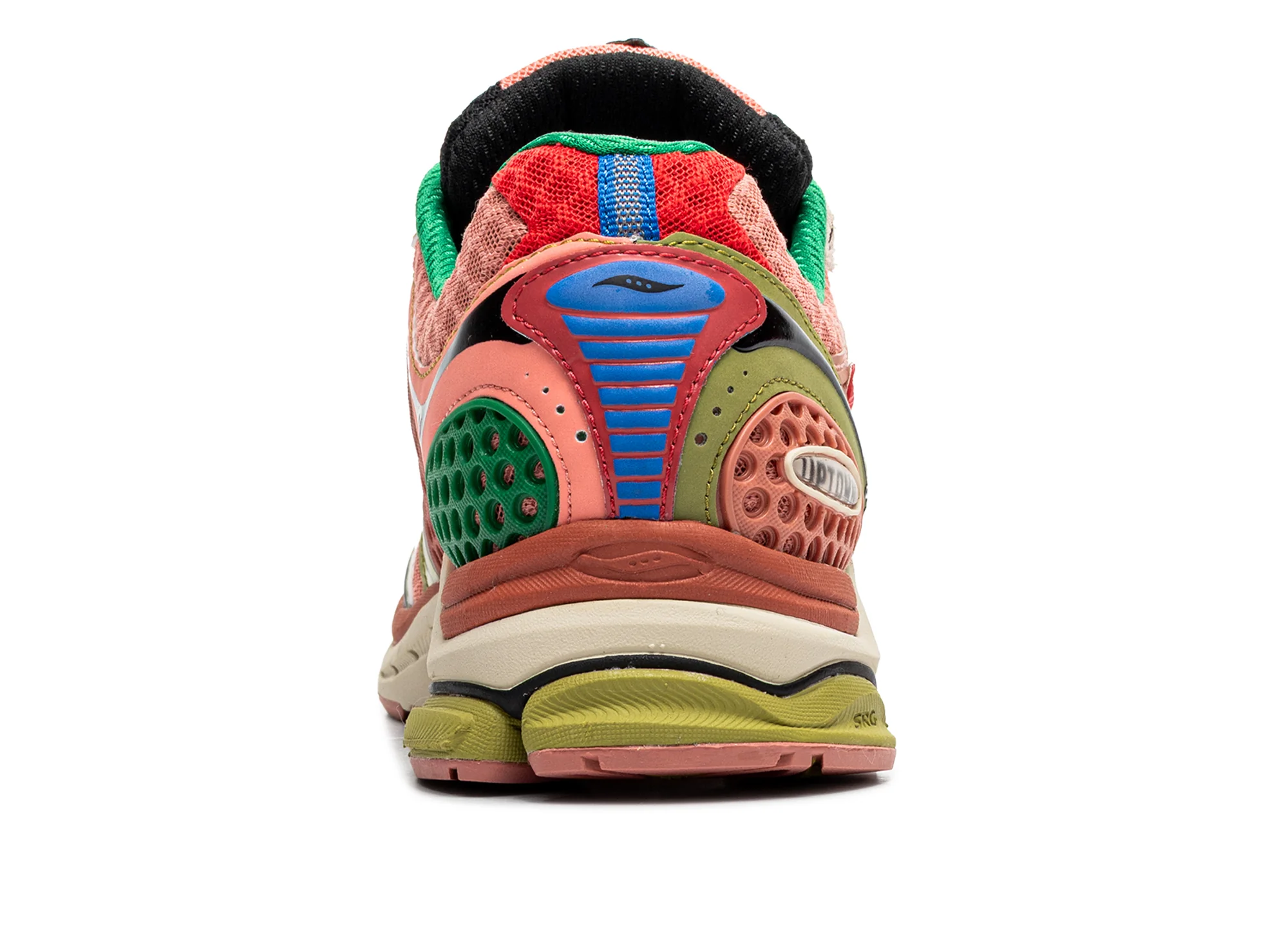 Saucony x Jae Tips Progrid Triumph 4 in Peach / Leaf - Image 2