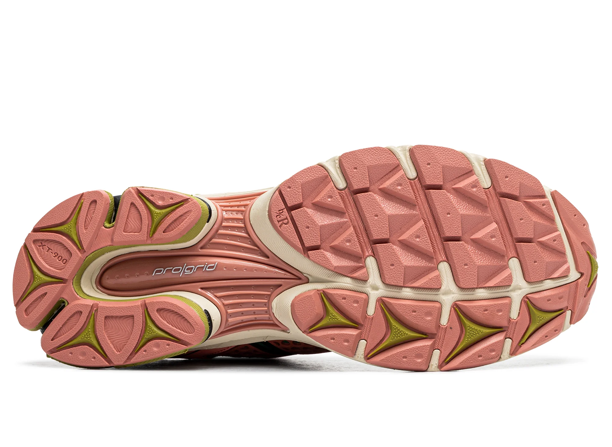 Saucony x Jae Tips Progrid Triumph 4 in Peach / Leaf - Image 5