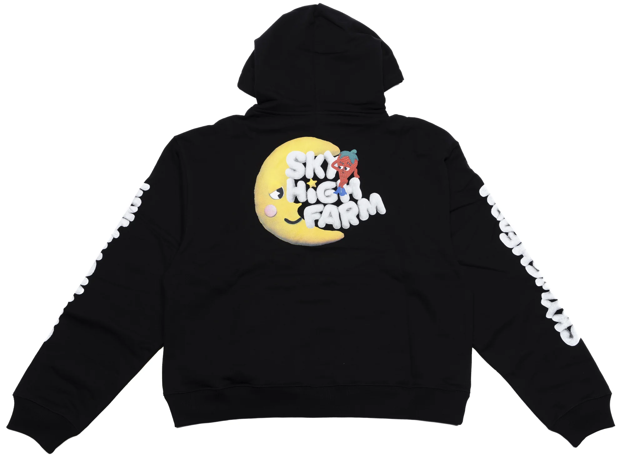 Sky High Farm Perennial Shana Graphic Hoodie in Black - Image 2