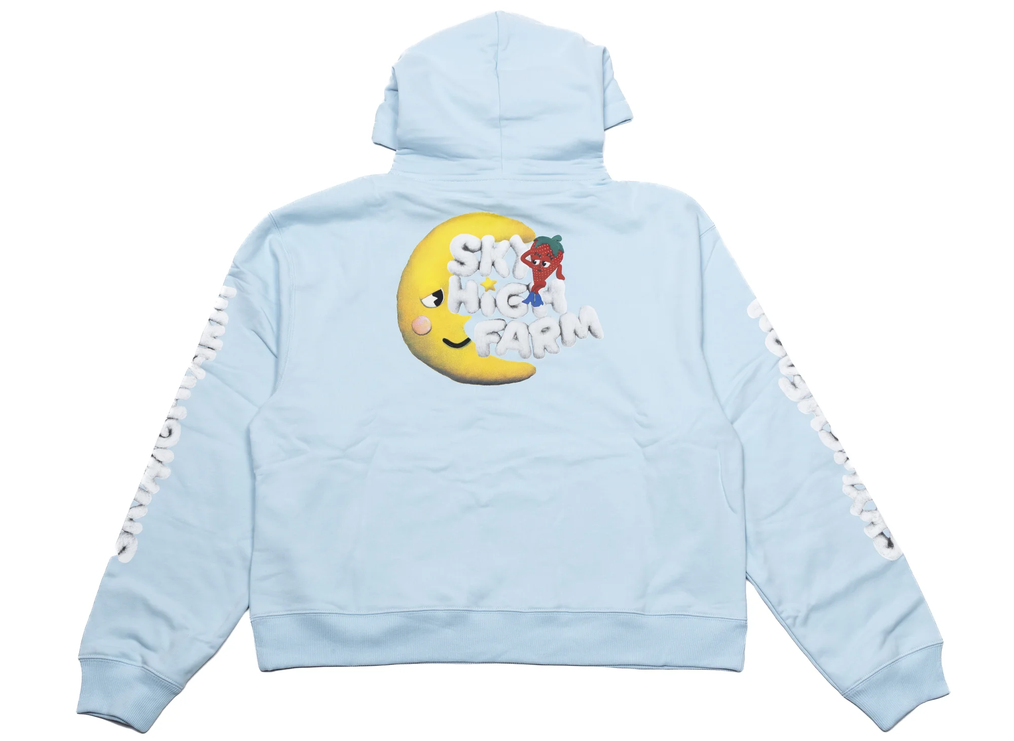 Sky High Farm Perennial Shana Graphic Hoodie in Blue - Image 2