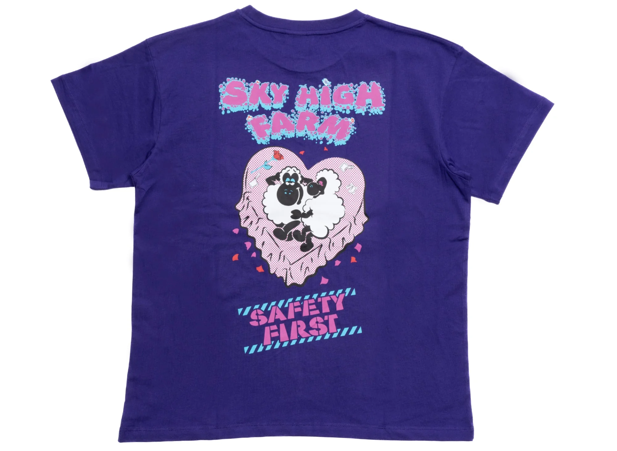 Sky High Farm Flatbush Printed Tee in Purple - Image 2