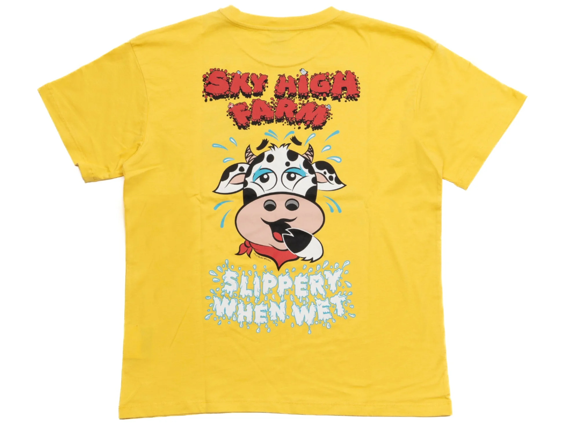 Sky High Farm Flatbush Printed Tee in Yellow - Image 2