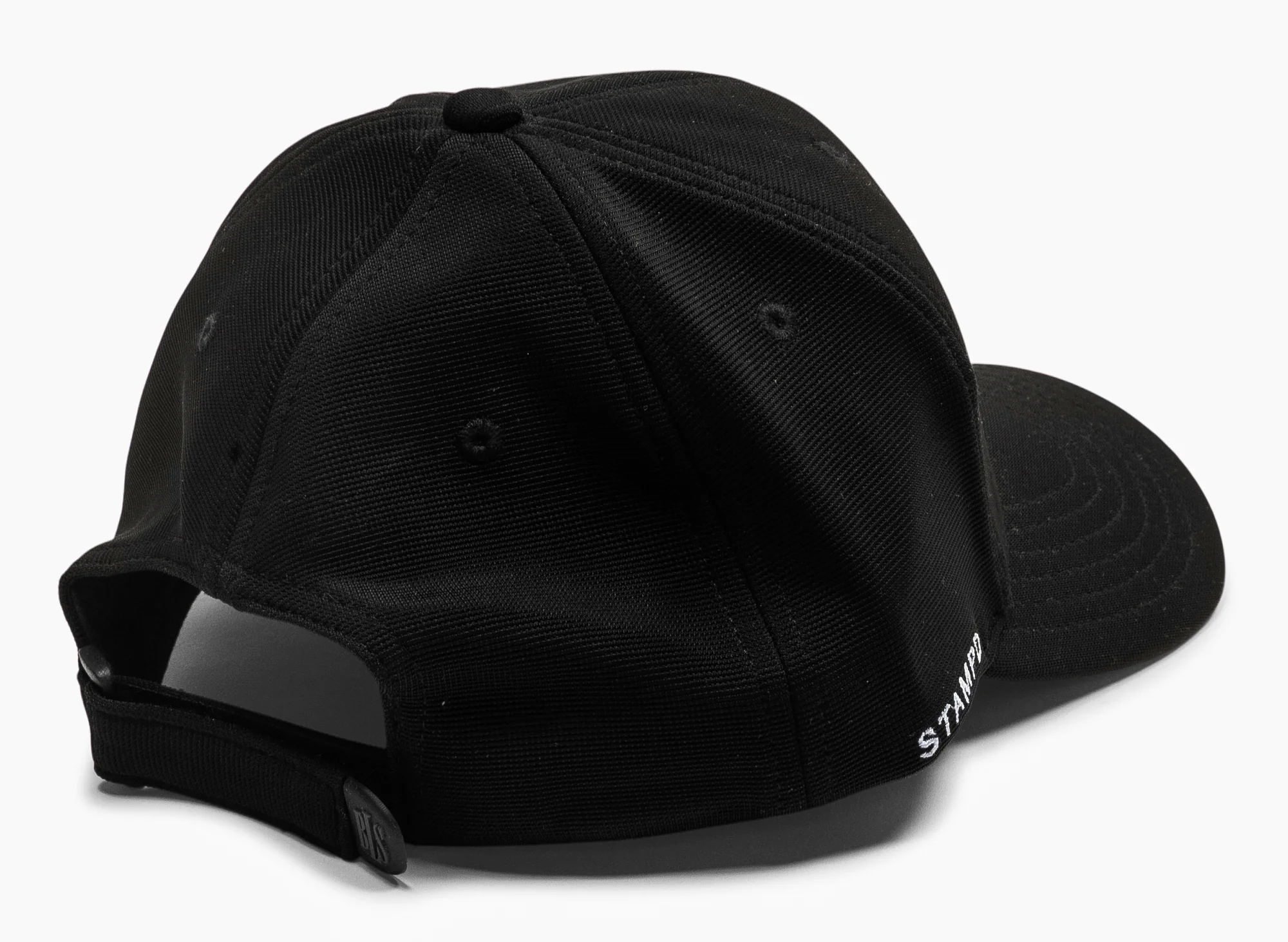 Stampd Strapback Panel Hat in Black - Image 2