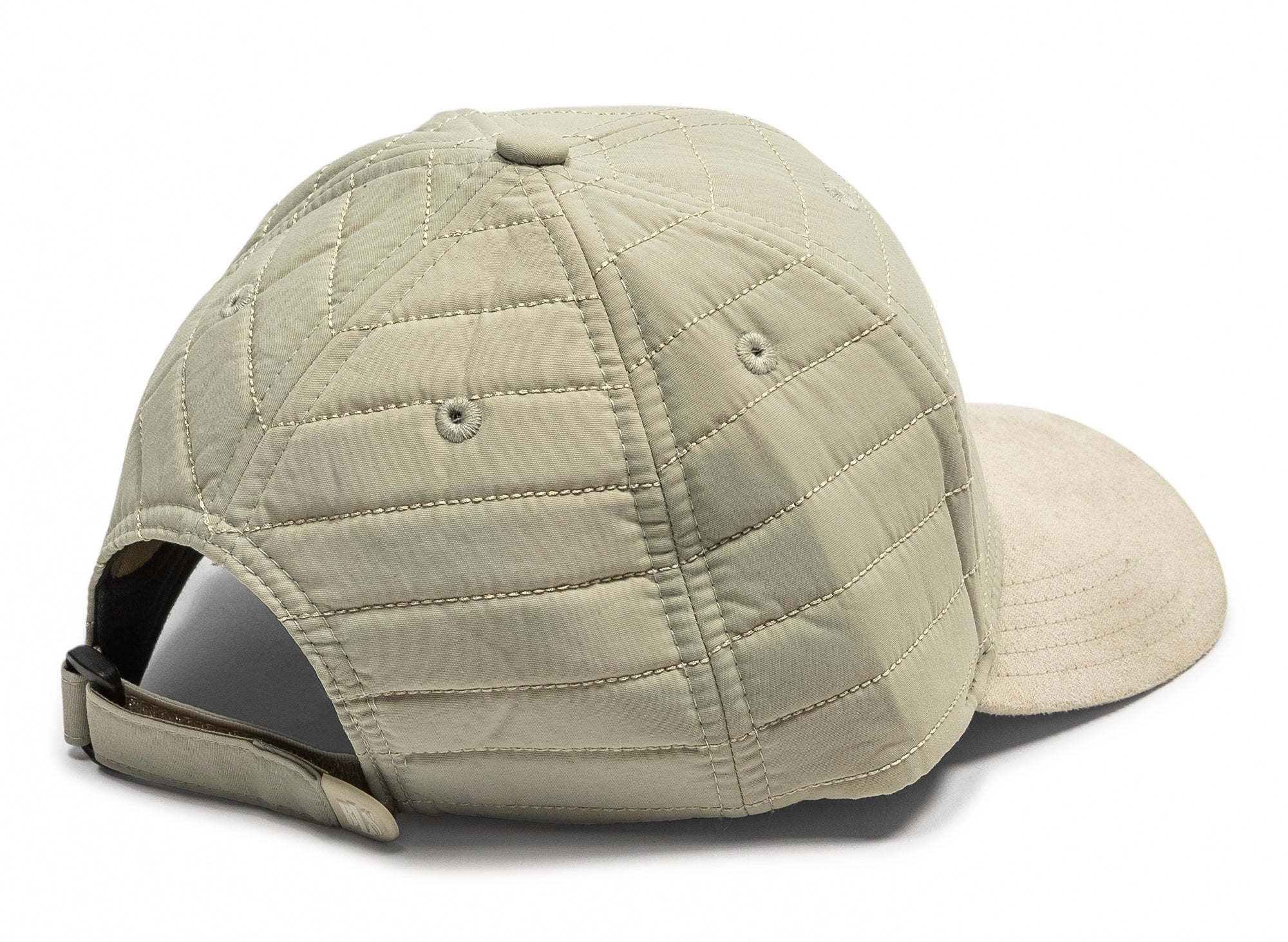 Stampd Strapback Panel Hat in Beige - Image 2