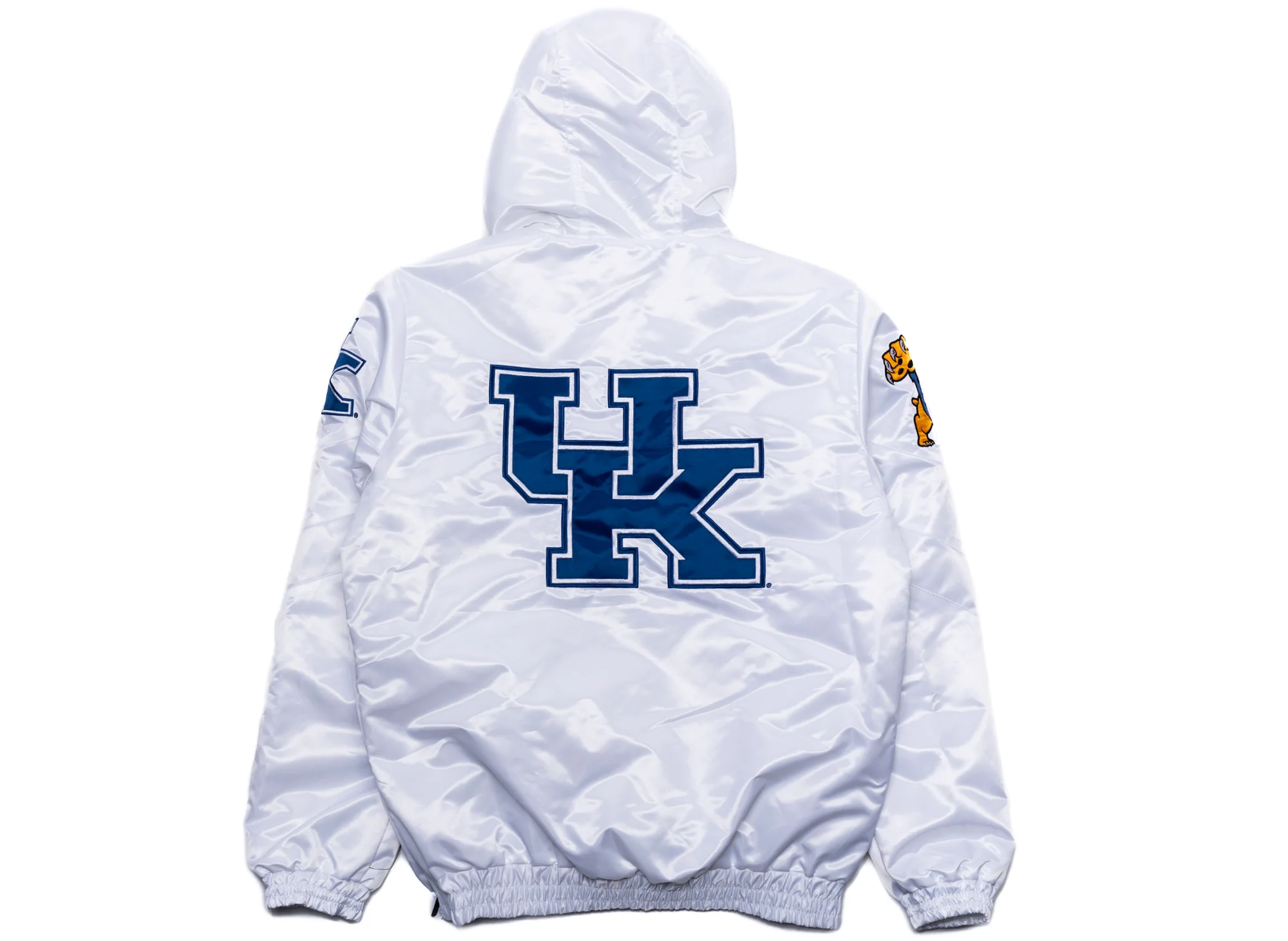 Starter Oneness Exclusive Kentucky Wildcats Poly Jacket in White - Image 3