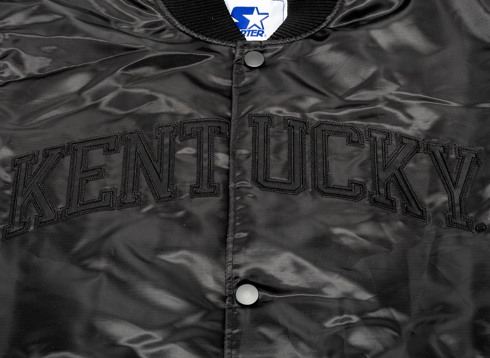 Oneness x Starter University of Kentucky Jacket - Limited Edition Triple Black Exclusive - Image 4