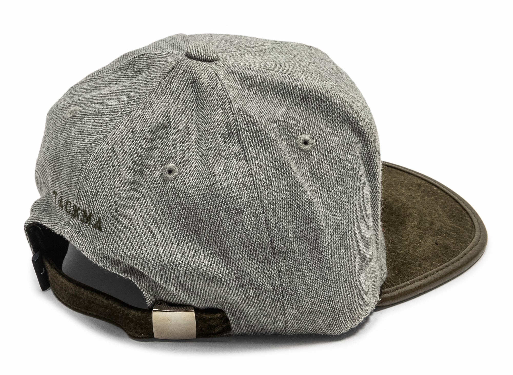 Tackma T Logo Strapback Hat in Grey - Image 2