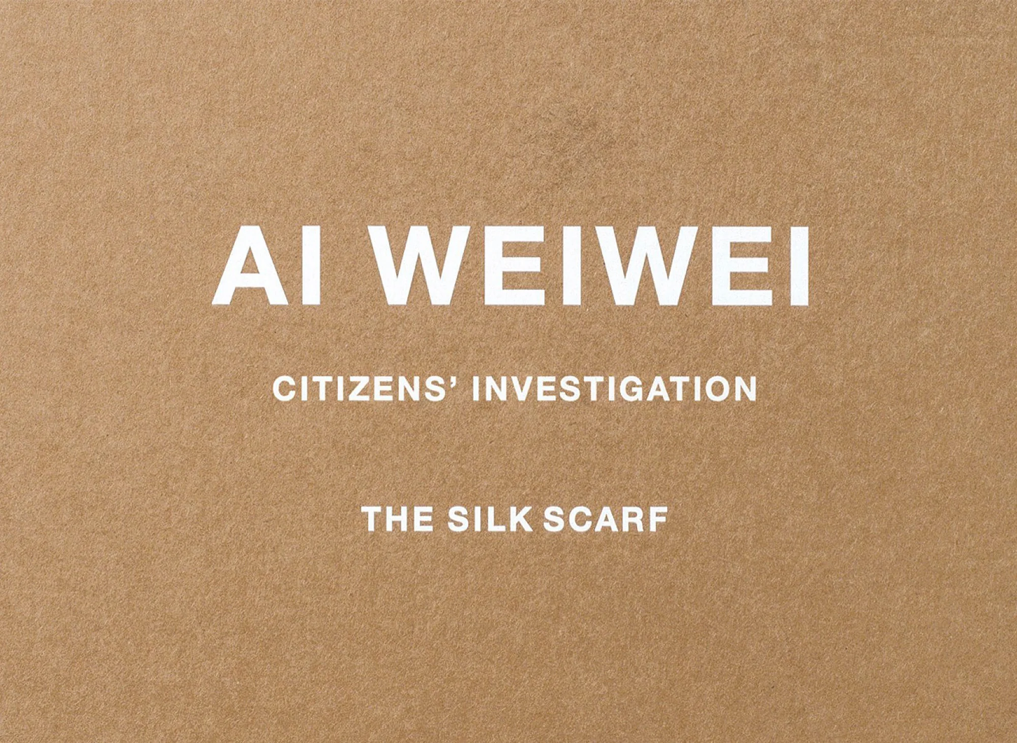 Taschen Limited Edition ‘Citizens’ Investigation’ Scarf by Ai Weiwei - Image 4