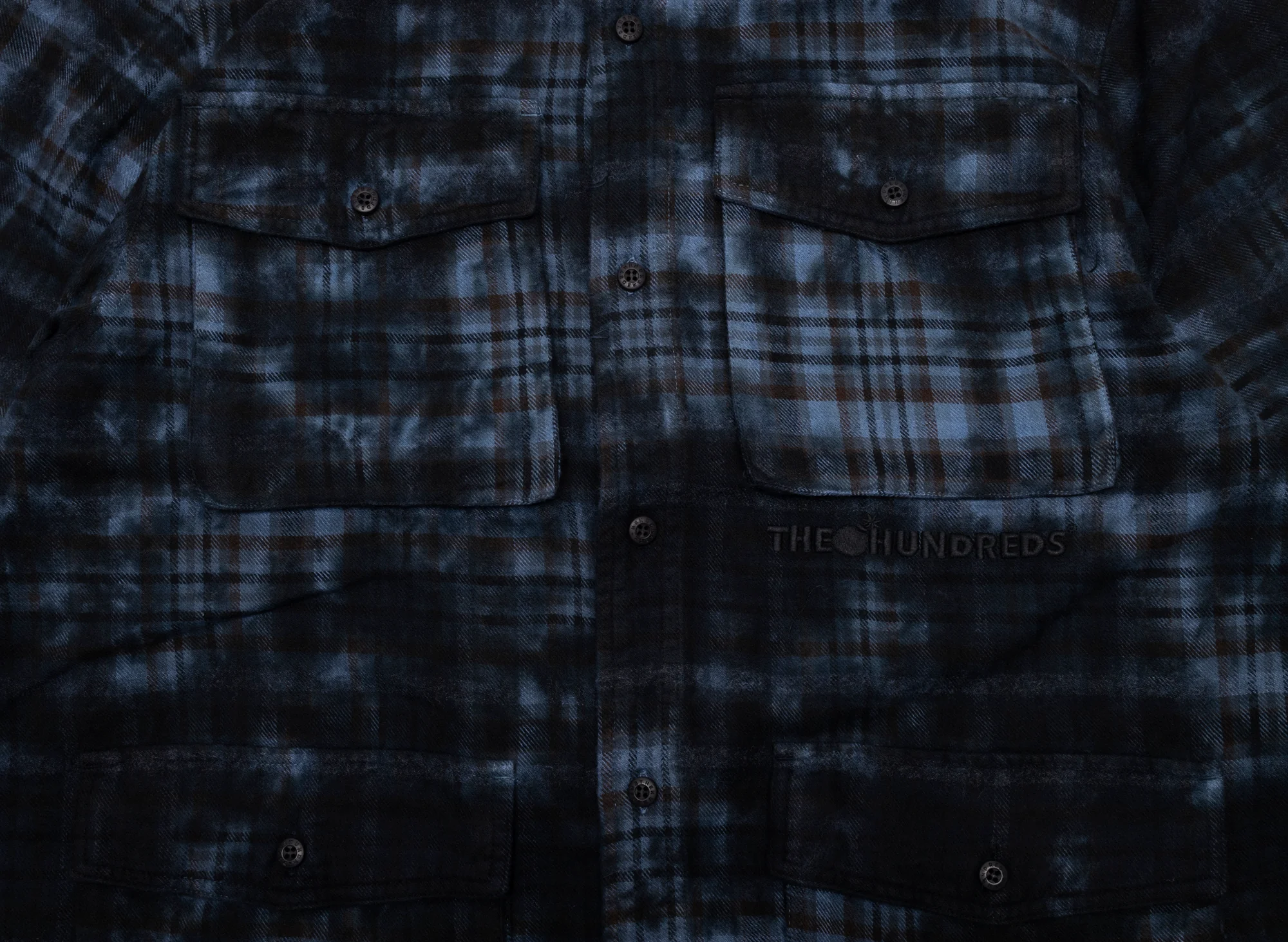 The Hundreds Bagger Button-Up in Black - Image 2