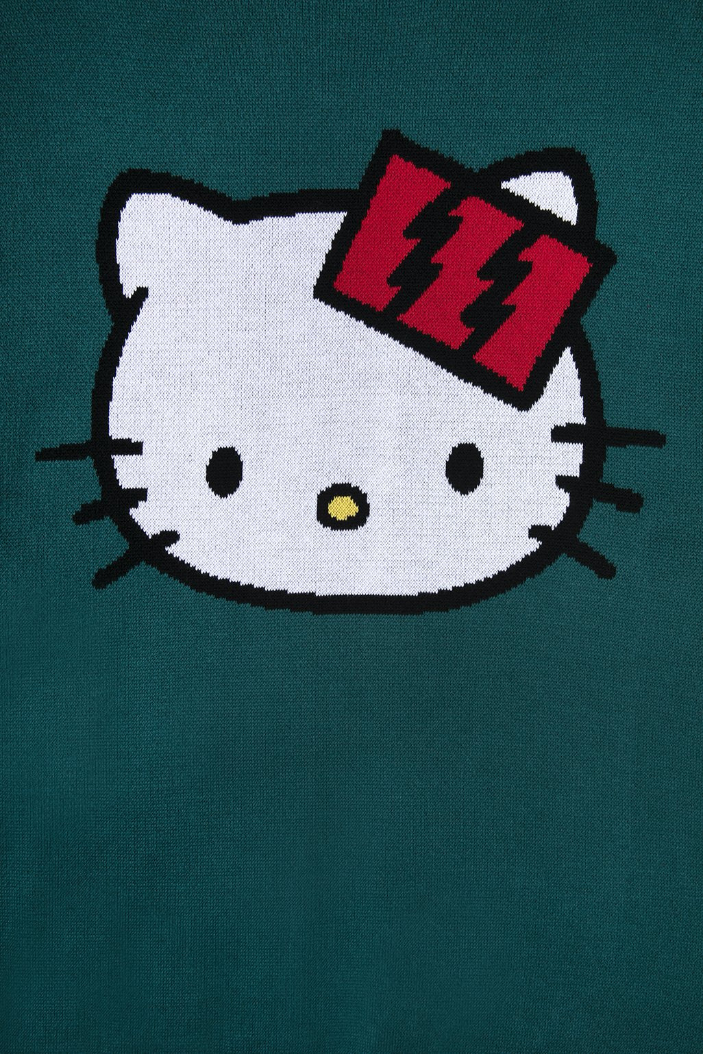 The Hundreds x Sanrio Hello Kitty Sweater in Emerald - Image 2