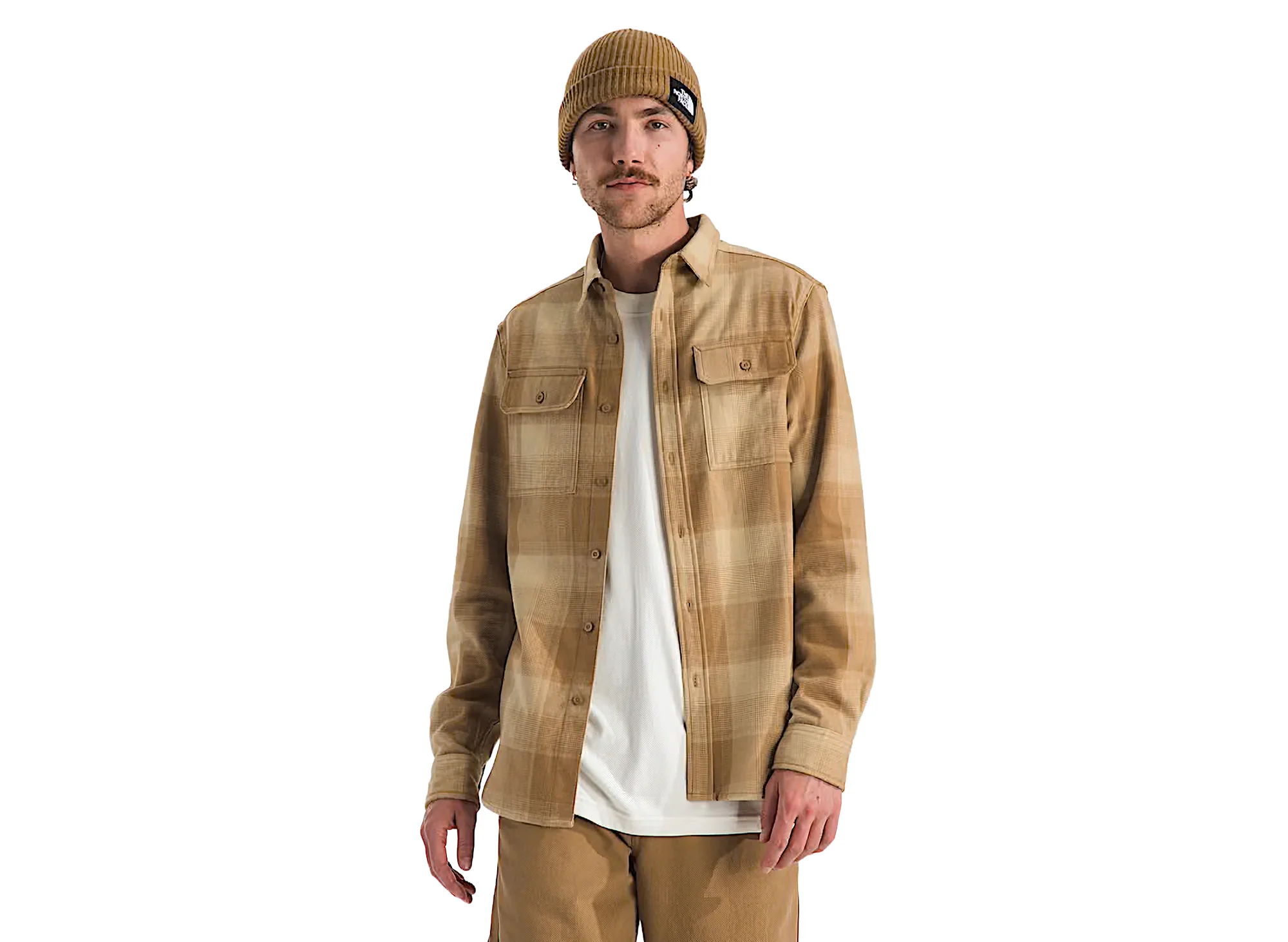 The North Face Arroyo Flannel Shirt in Plaid Utility Brown - Image 2