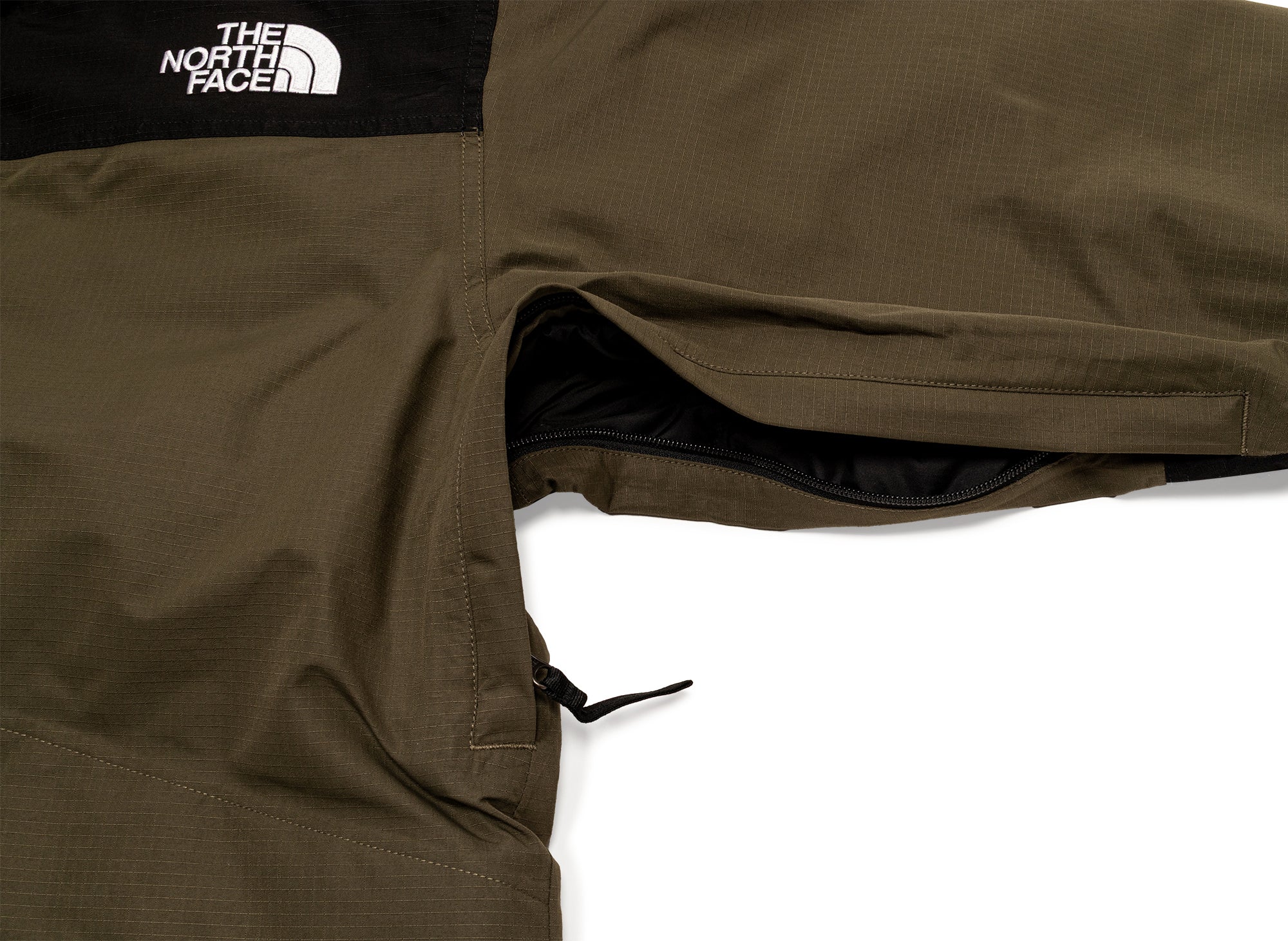 The North Face Mountain Down Jacket in New Taupe Green - Image 3