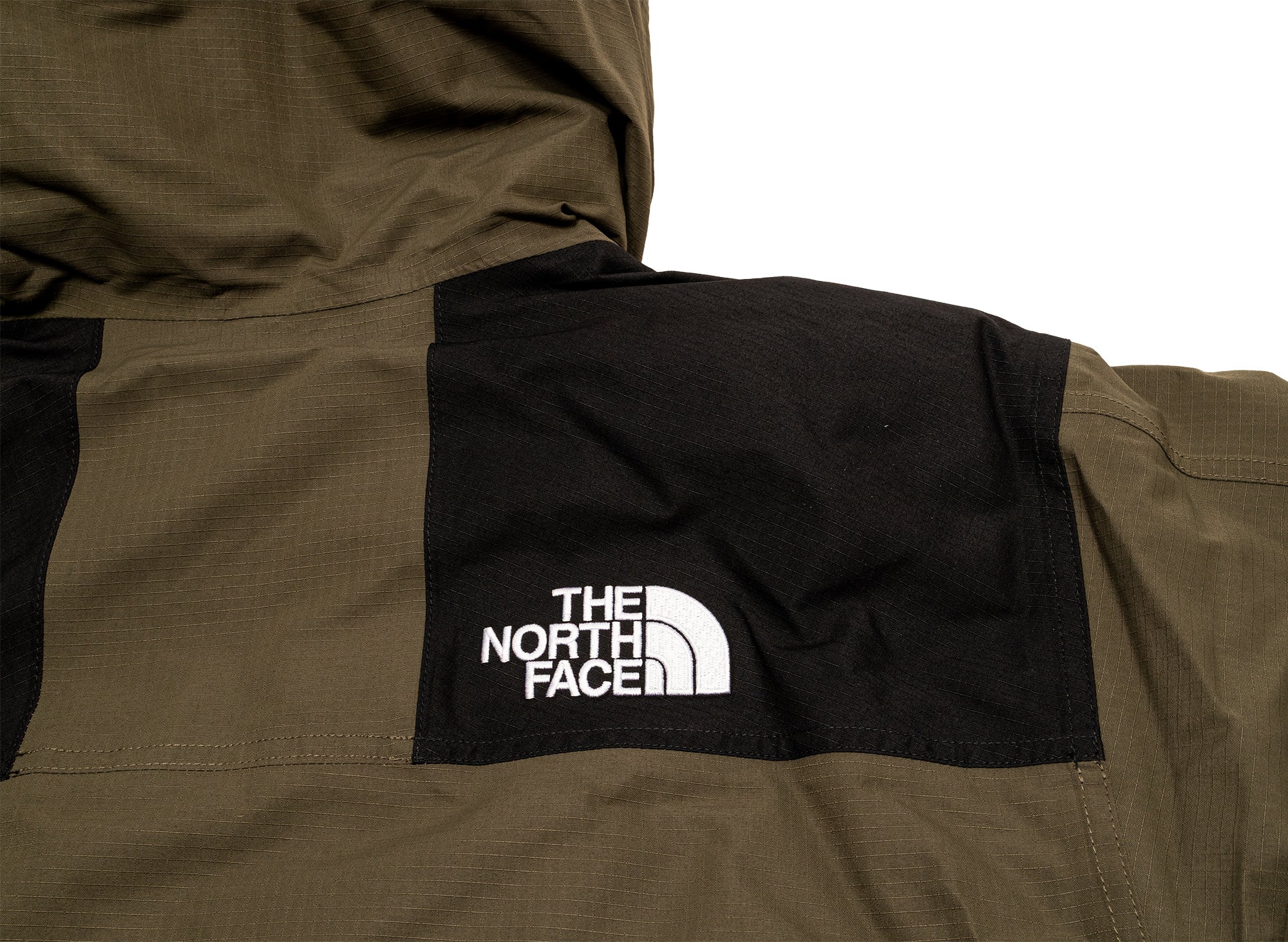 The North Face Mountain Down Jacket in New Taupe Green - Image 4