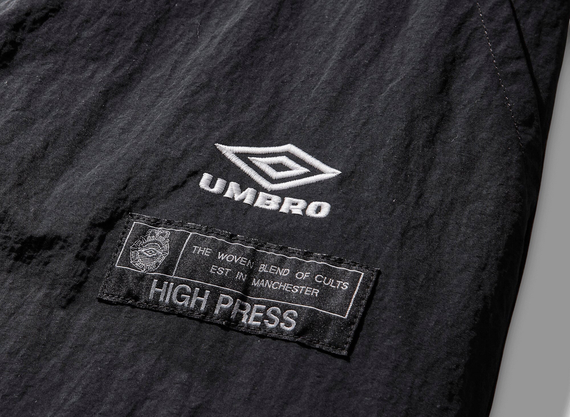 Umbro Antique Nylon Pants in Carbon Black - Image 3