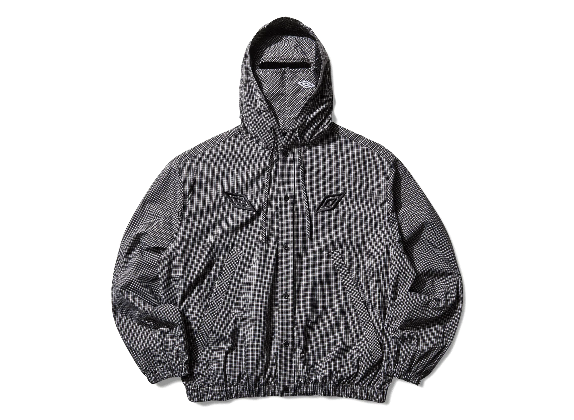 Umbro Gingham Masked Shirt in Coffee Brown