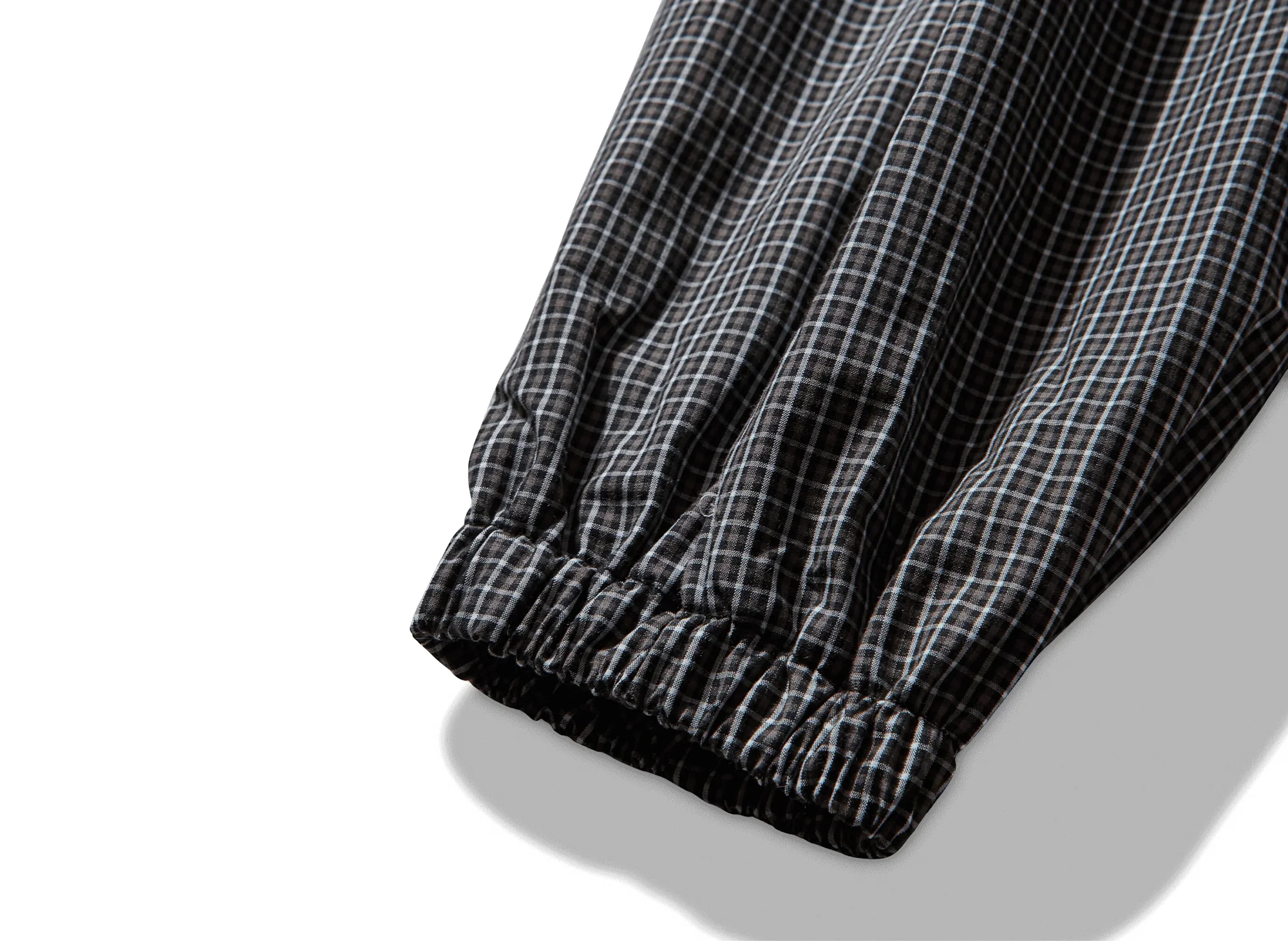 Umbro Gingham Masked Shirt in Coffee Brown - Image 4